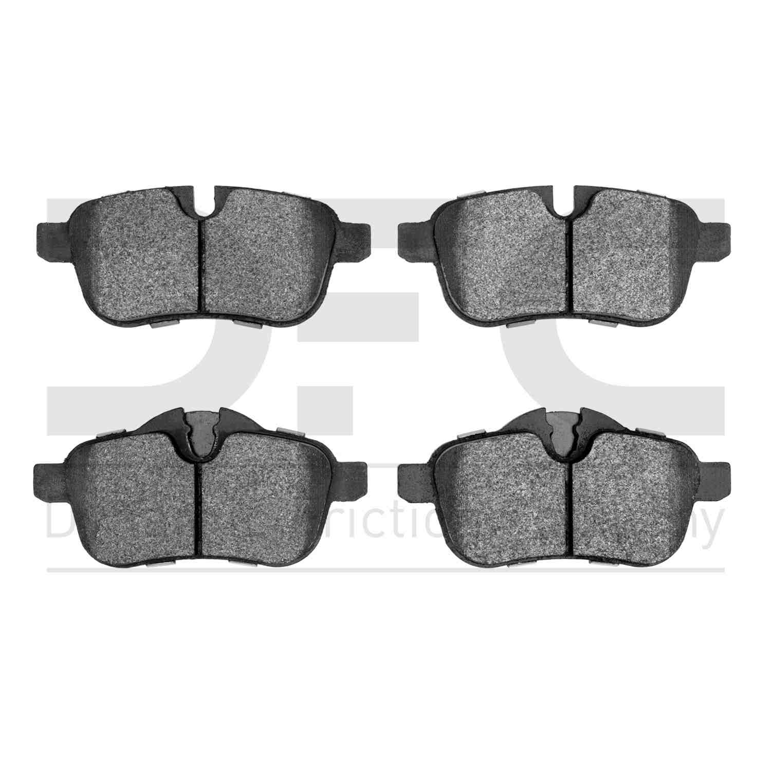 Dynamic Friction Company Disc Brake Pad Set  top view frsport 1310-1433-00