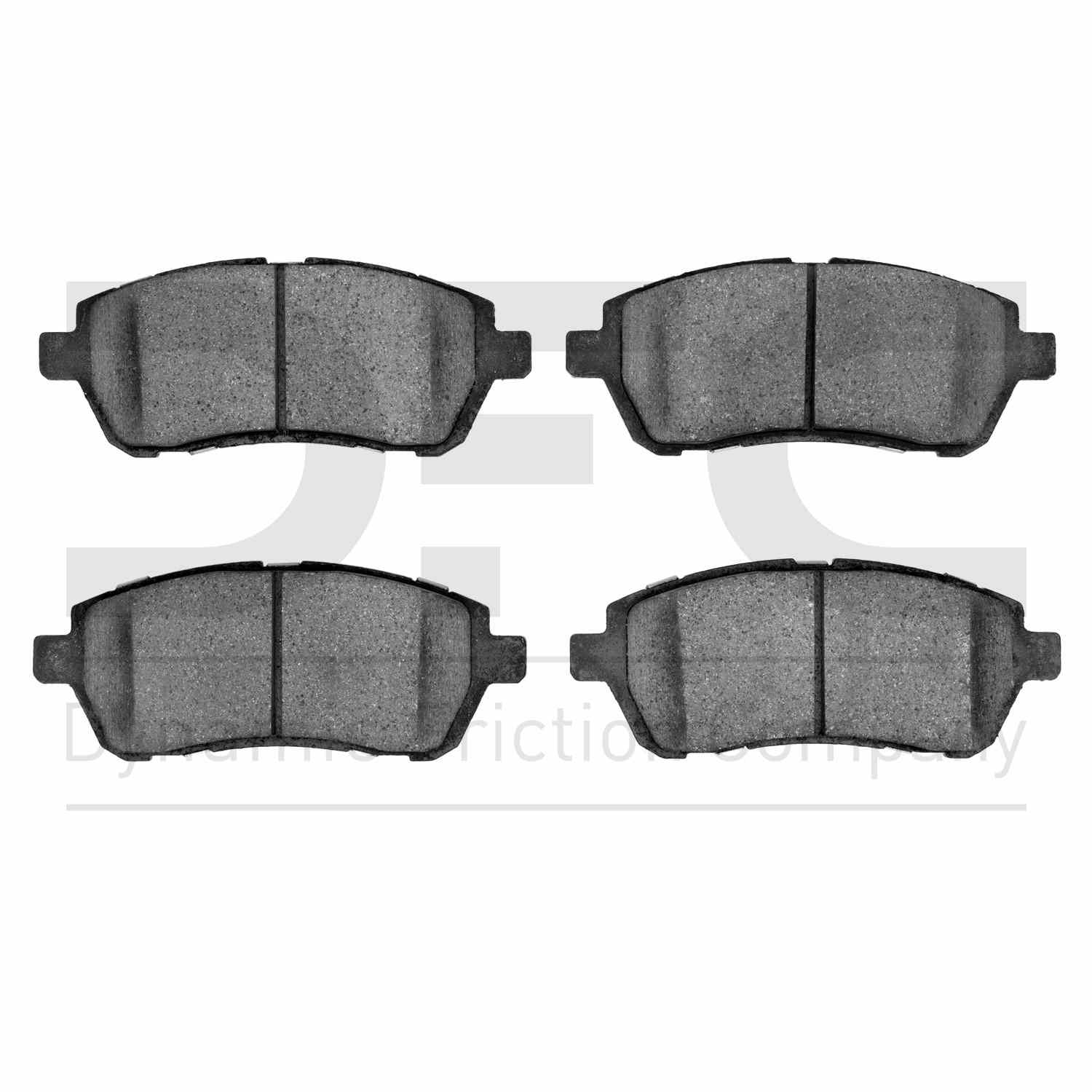 Dynamic Friction Company Disc Brake Pad Set  top view frsport 1310-1454-00