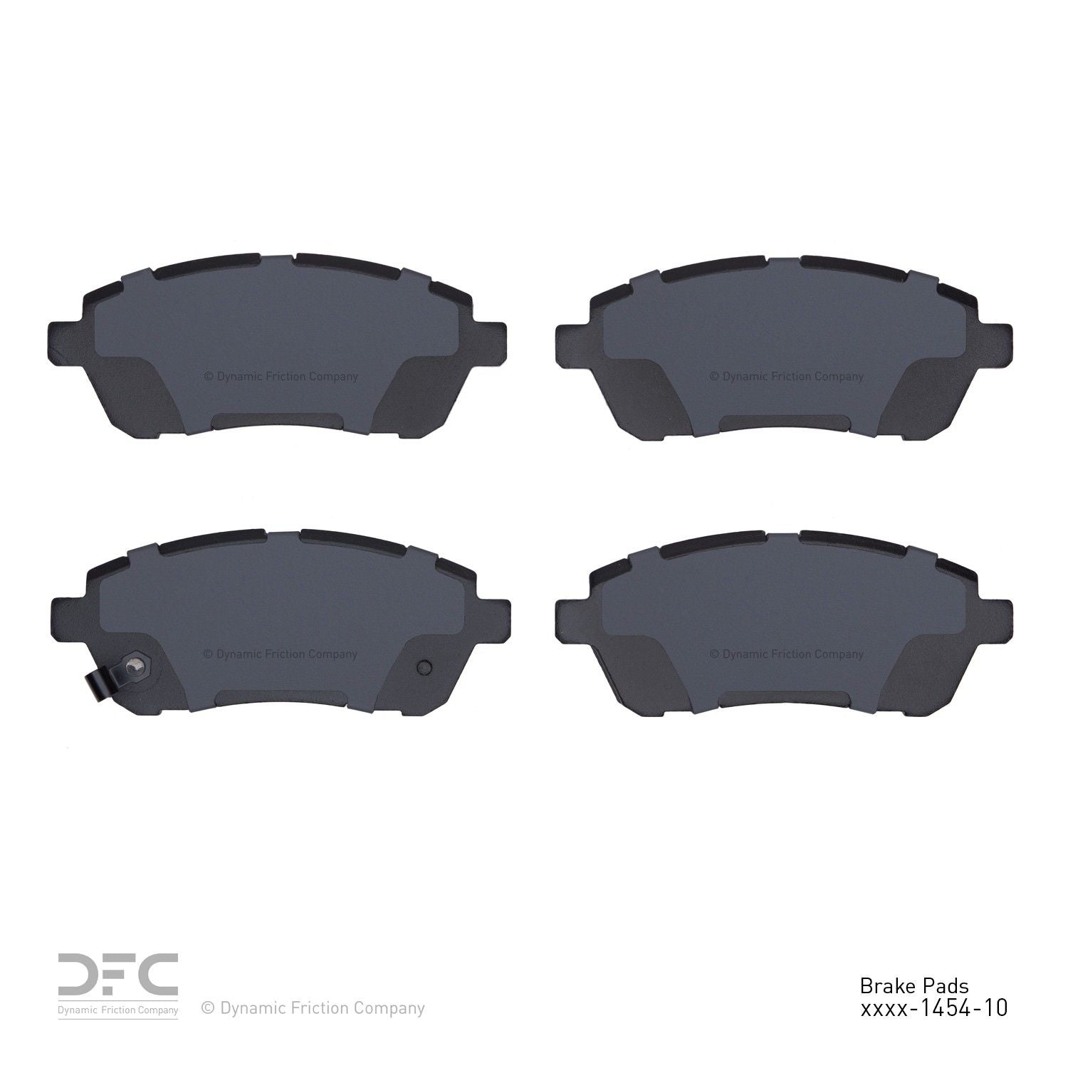 dynamic friction company disc brake pad set  frsport 1310-1454-10