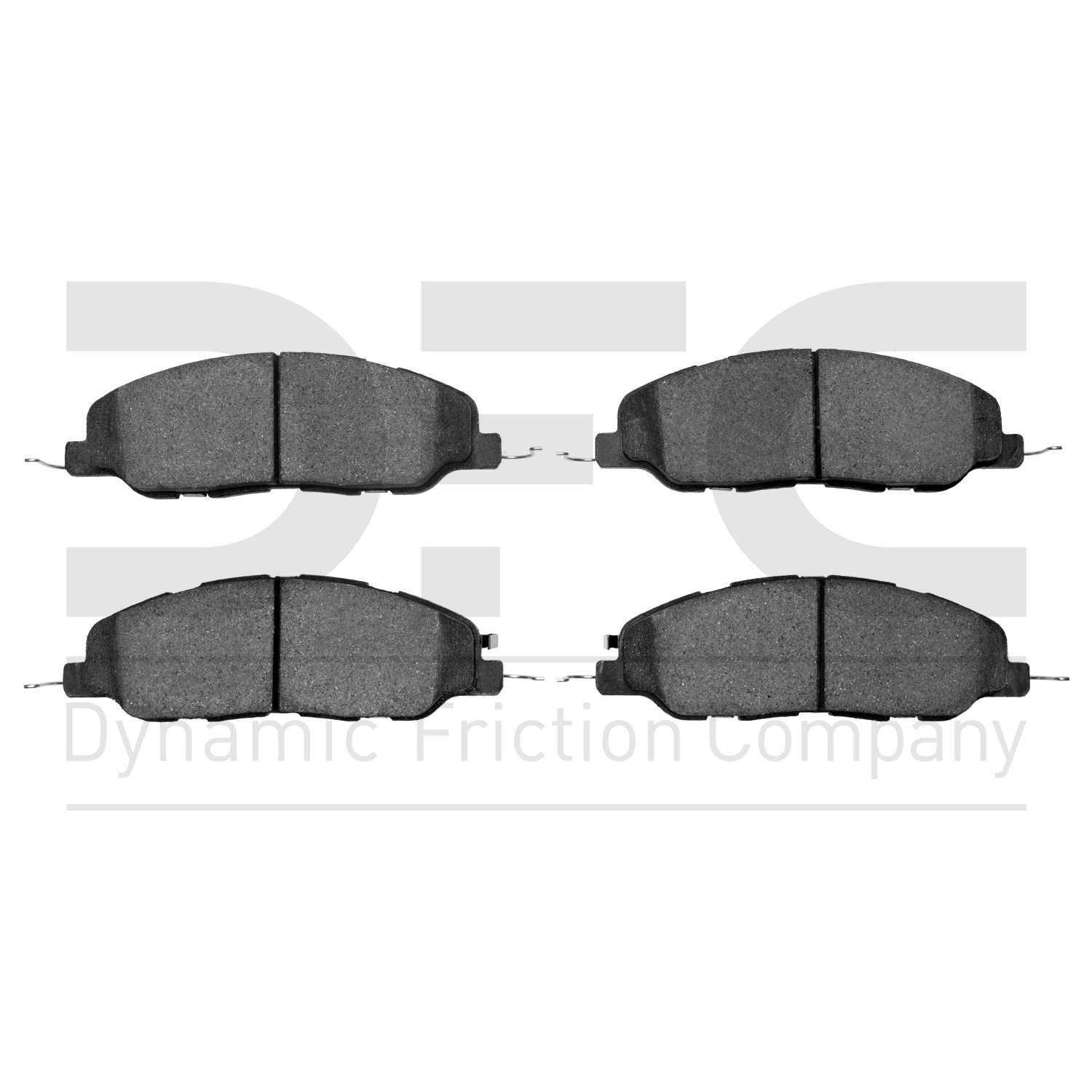 Dynamic Friction Company Disc Brake Pad Set  top view frsport 1310-1463-00