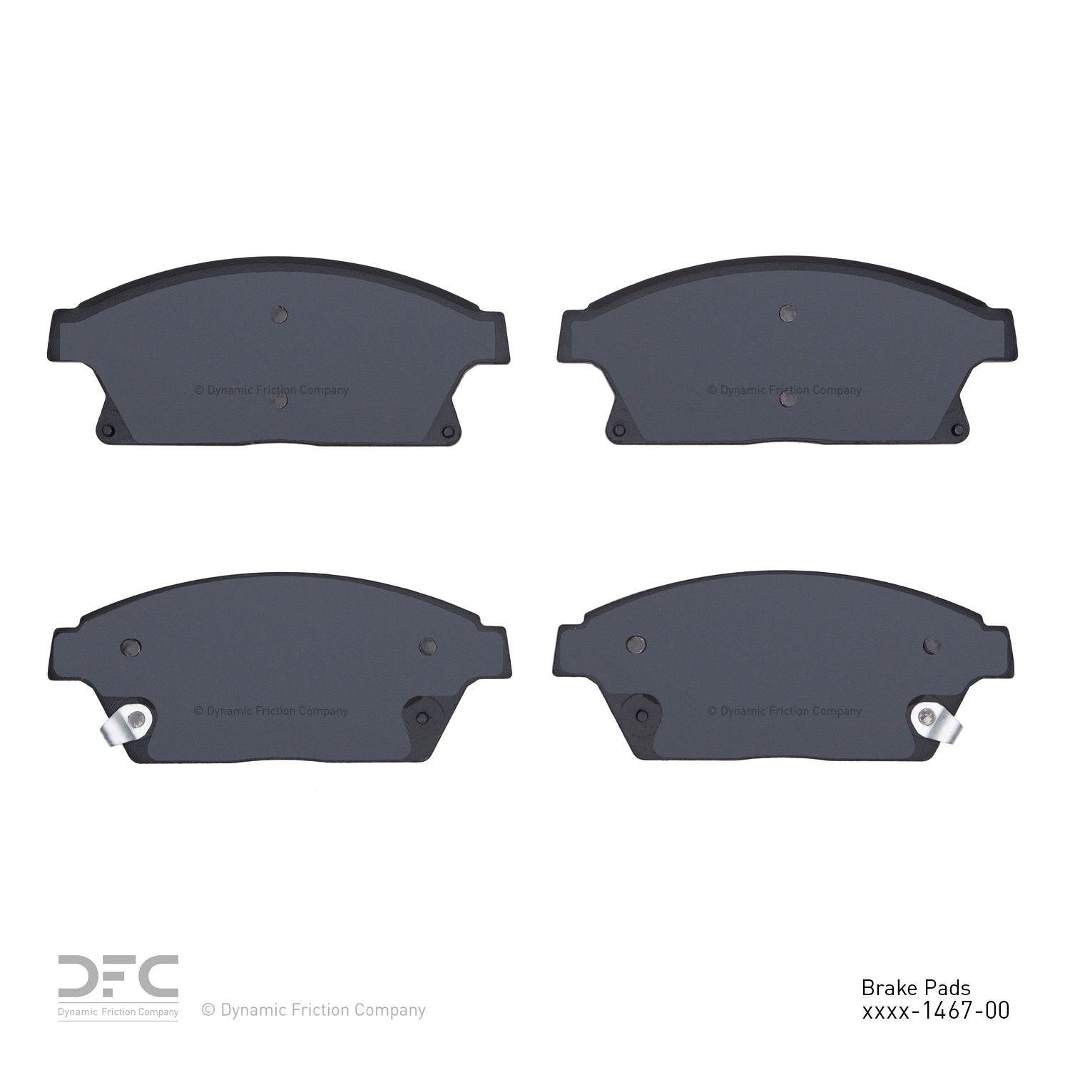 dynamic friction company disc brake pad set  frsport 1310-1467-00