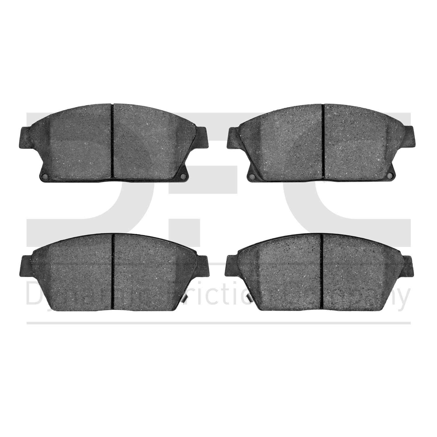 Dynamic Friction Company Disc Brake Pad Set  top view frsport 1310-1467-00