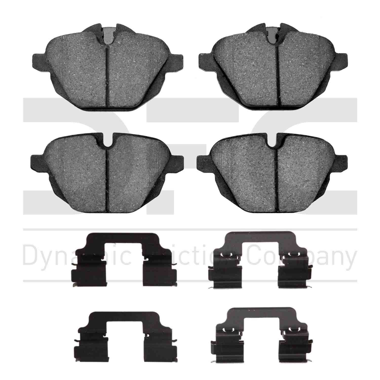 Dynamic Friction Company Disc Brake Pad Set  top view frsport 1310-1473-01