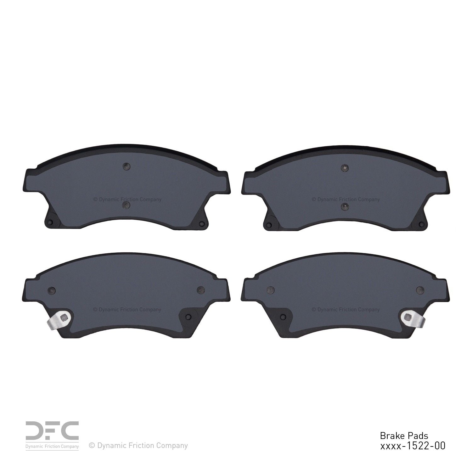 dynamic friction company disc brake pad set  frsport 1310-1522-00