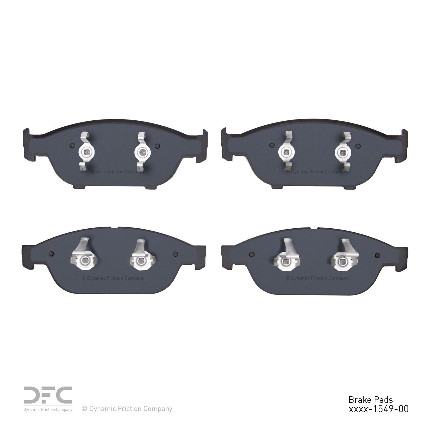 dynamic friction company disc brake pad set  frsport 1310-1549-00