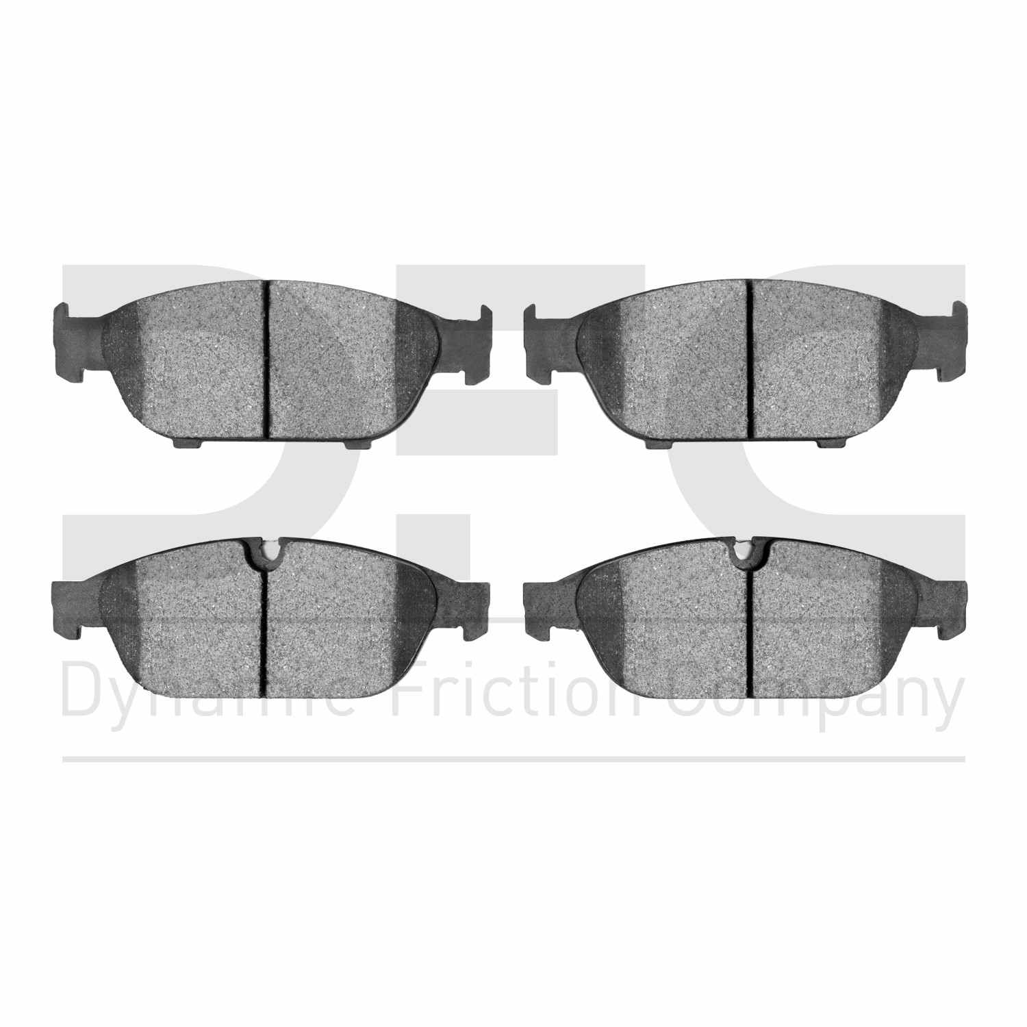 Dynamic Friction Company Disc Brake Pad Set  top view frsport 1310-1549-00