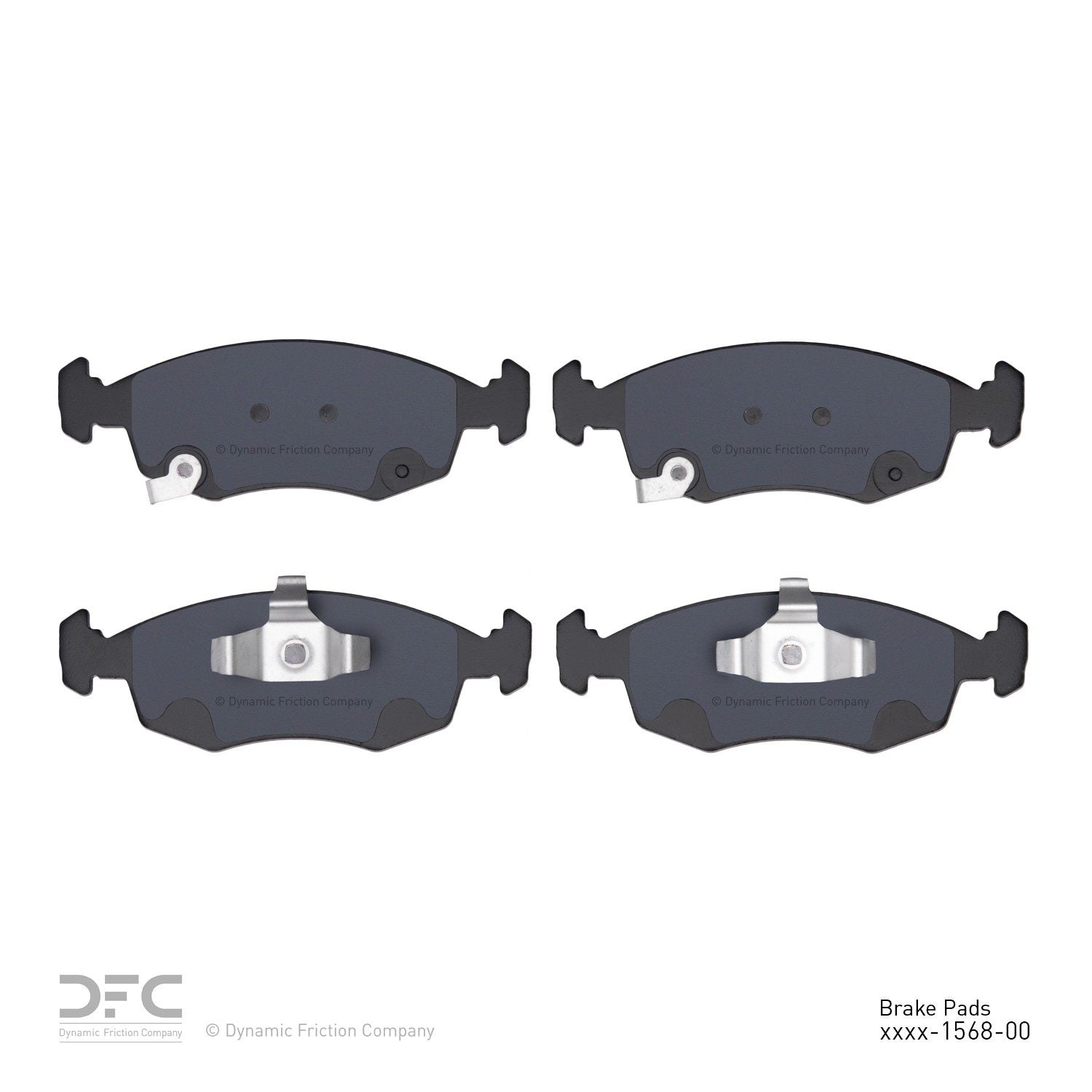 dynamic friction company disc brake pad set  frsport 1310-1568-00