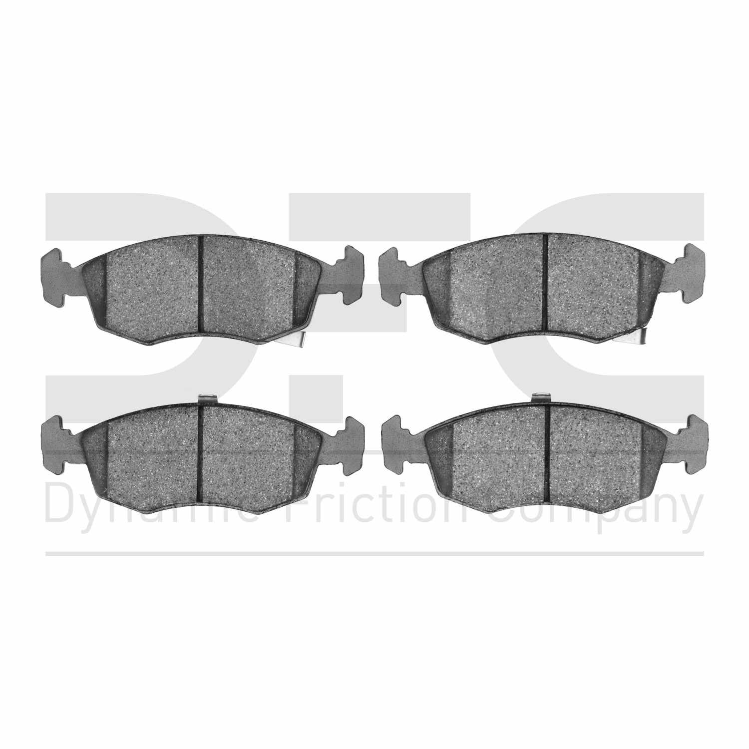 Dynamic Friction Company Disc Brake Pad Set  top view frsport 1310-1568-00