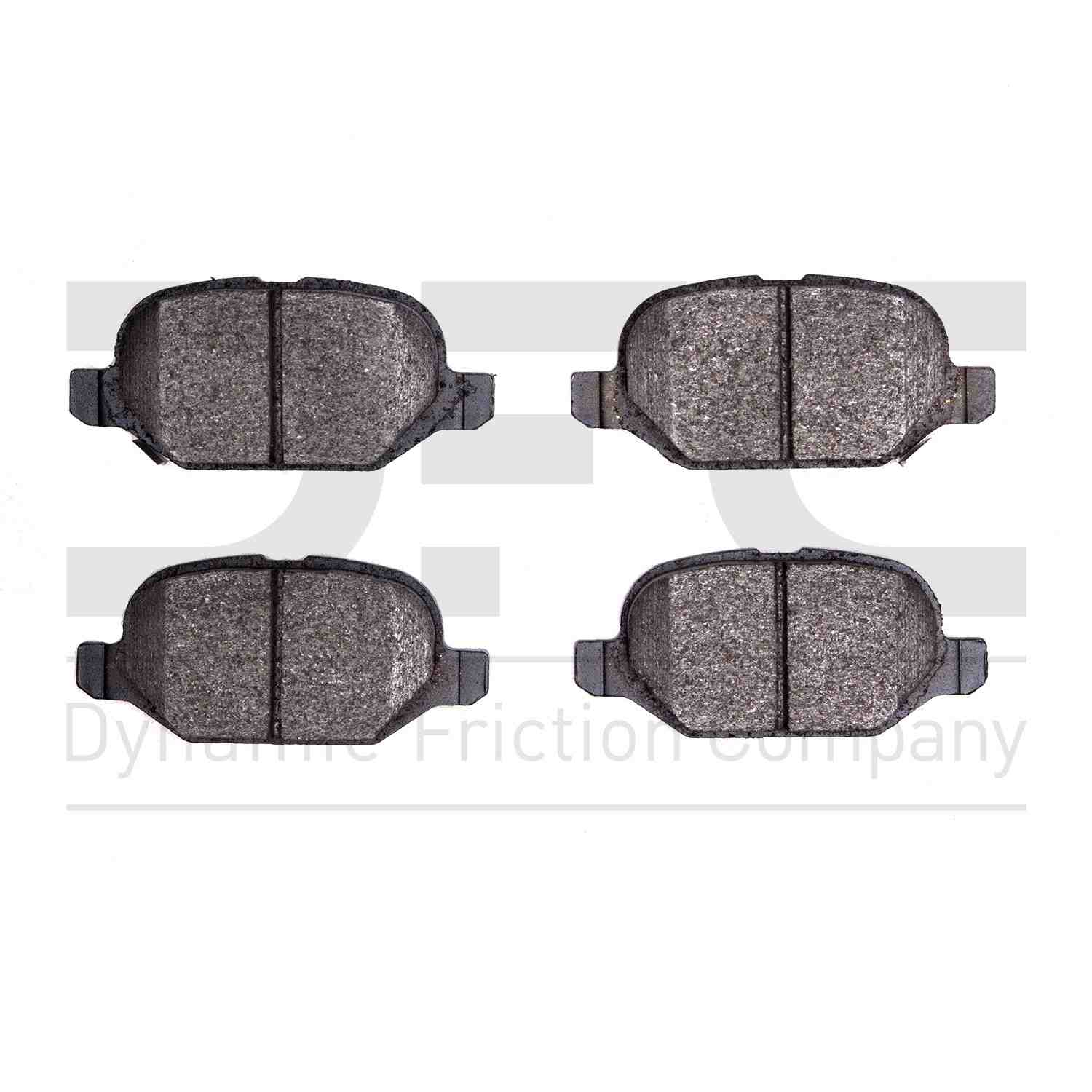 Dynamic Friction Company Disc Brake Pad Set  top view frsport 1310-1569-00