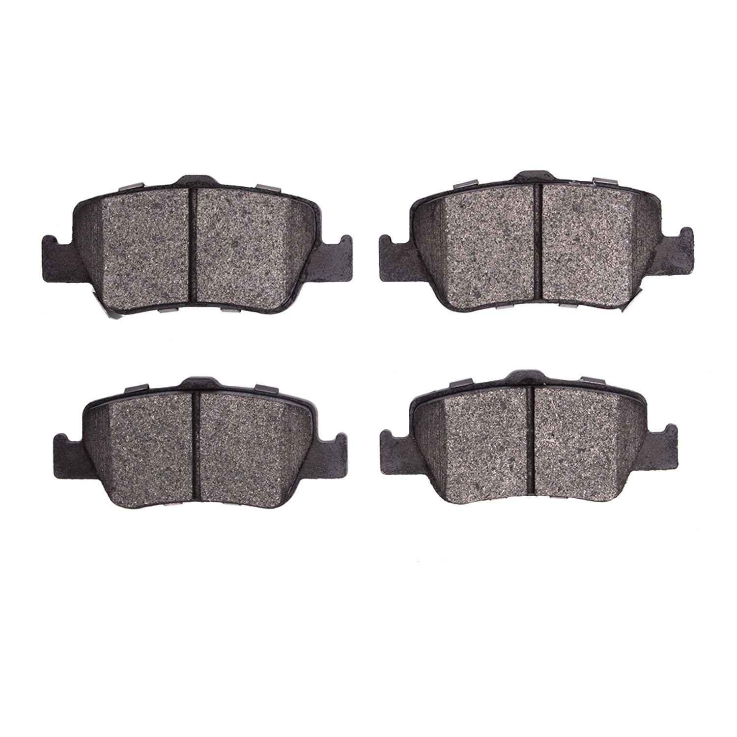 Dynamic Friction Company Disc Brake Pad Set  top view frsport 1310-1572-00