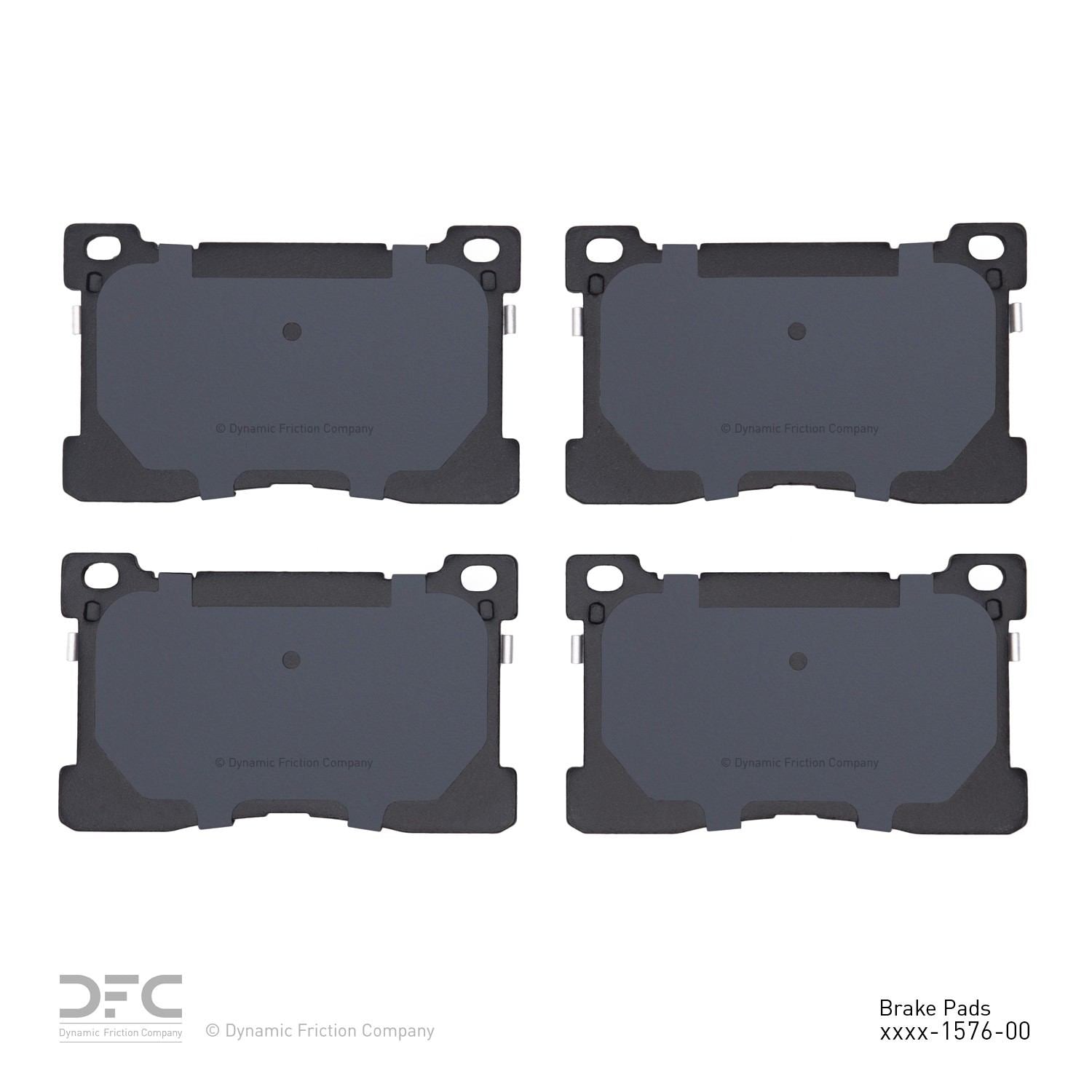 dynamic friction company disc brake pad set  frsport 1310-1576-00