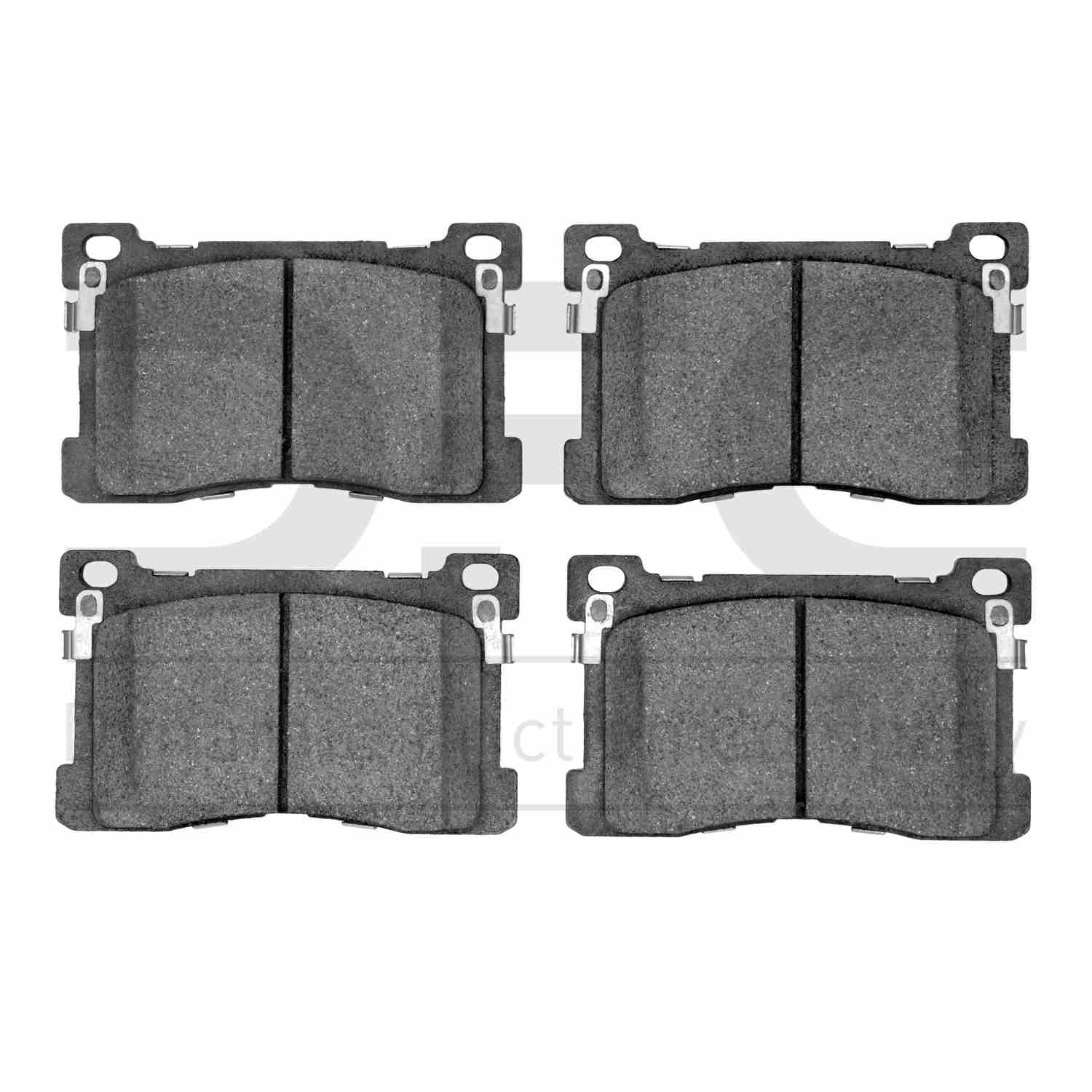 Dynamic Friction Company Disc Brake Pad Set  top view frsport 1310-1576-00