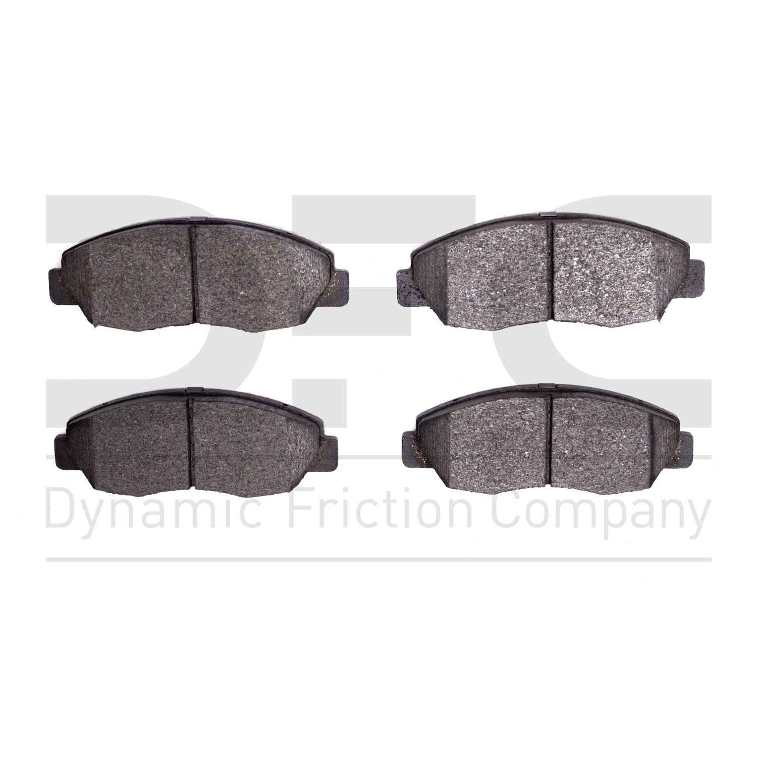 Dynamic Friction Company Disc Brake Pad Set  top view frsport 1310-1578-00