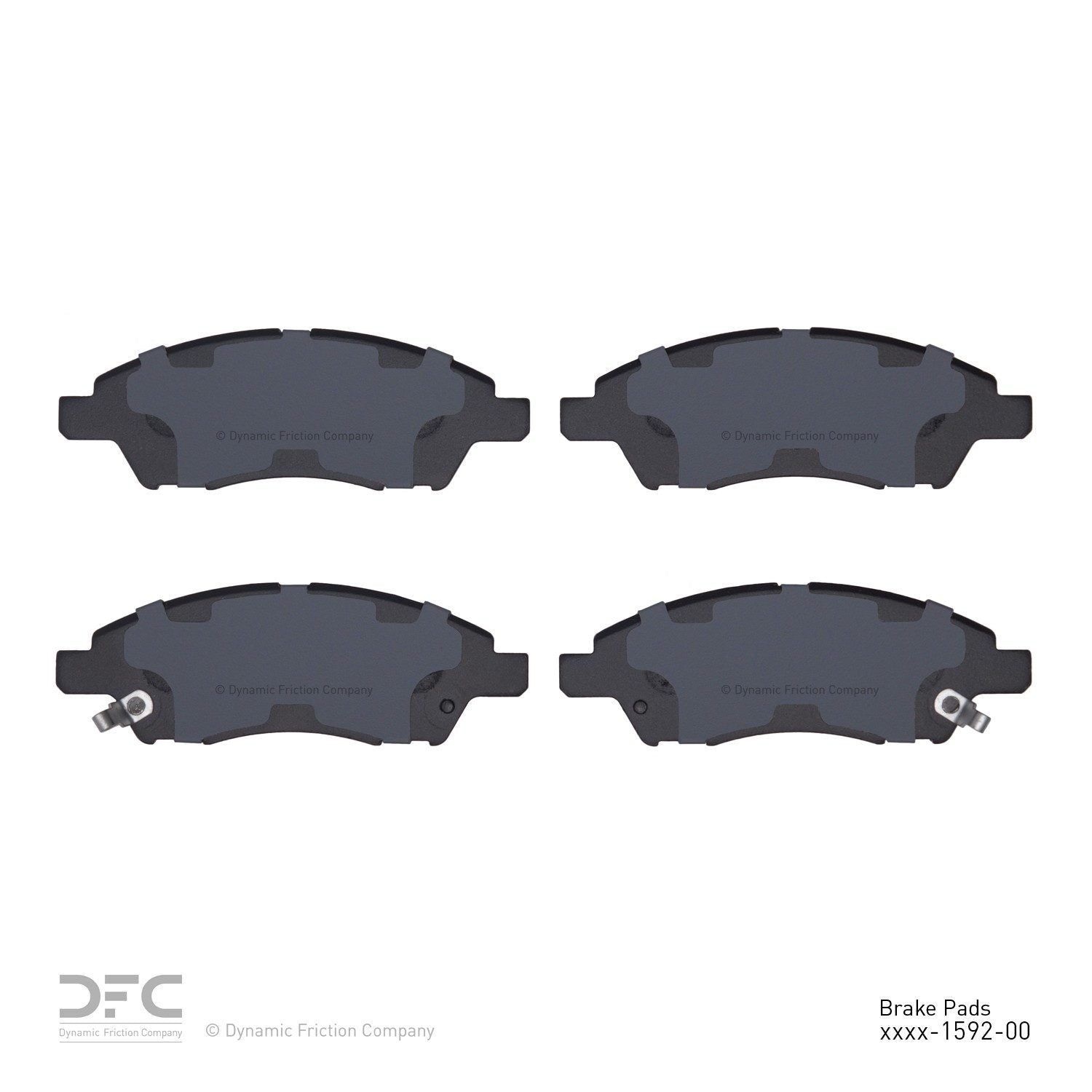 dynamic friction company disc brake pad set  frsport 1310-1592-00