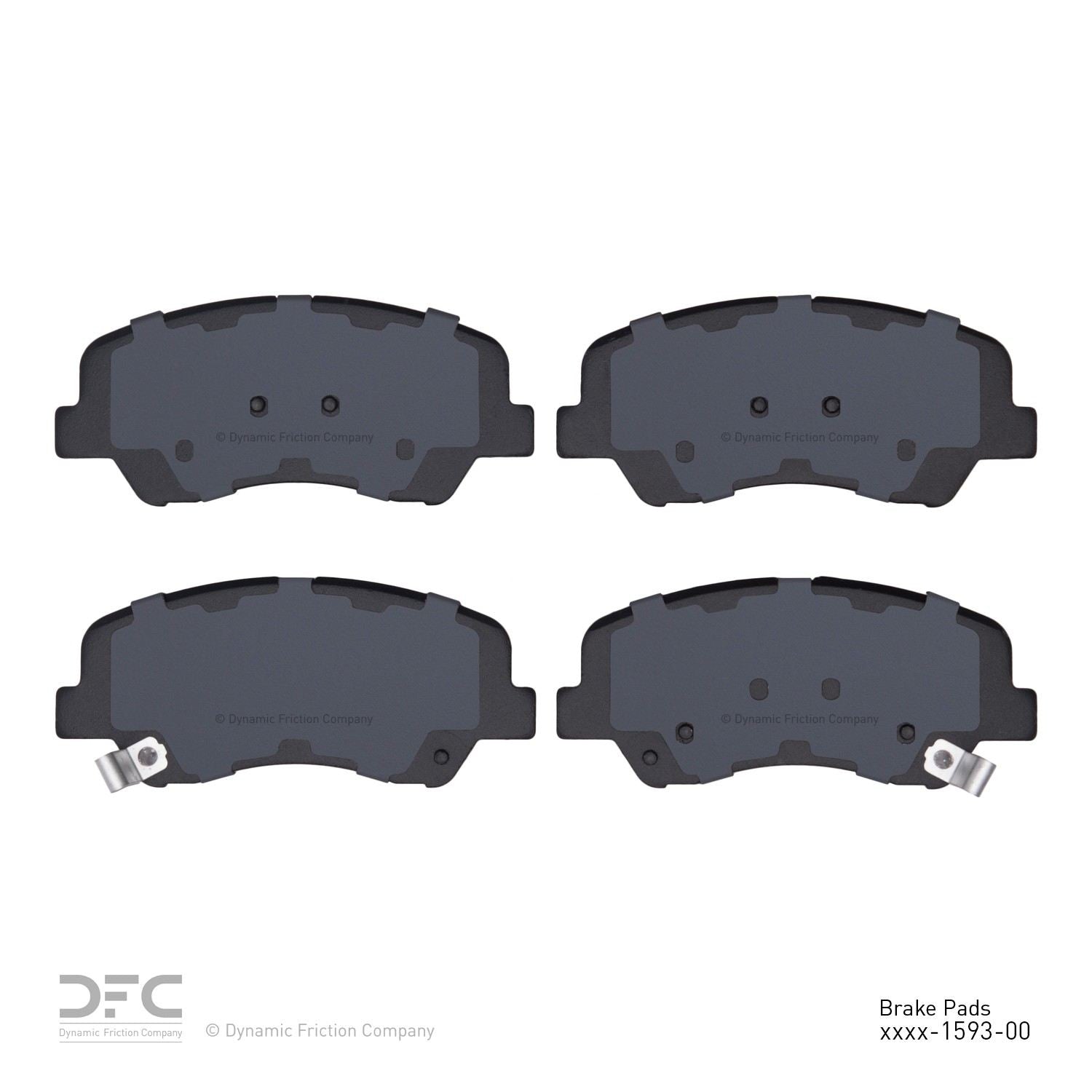 dynamic friction company disc brake pad set  frsport 1310-1593-00