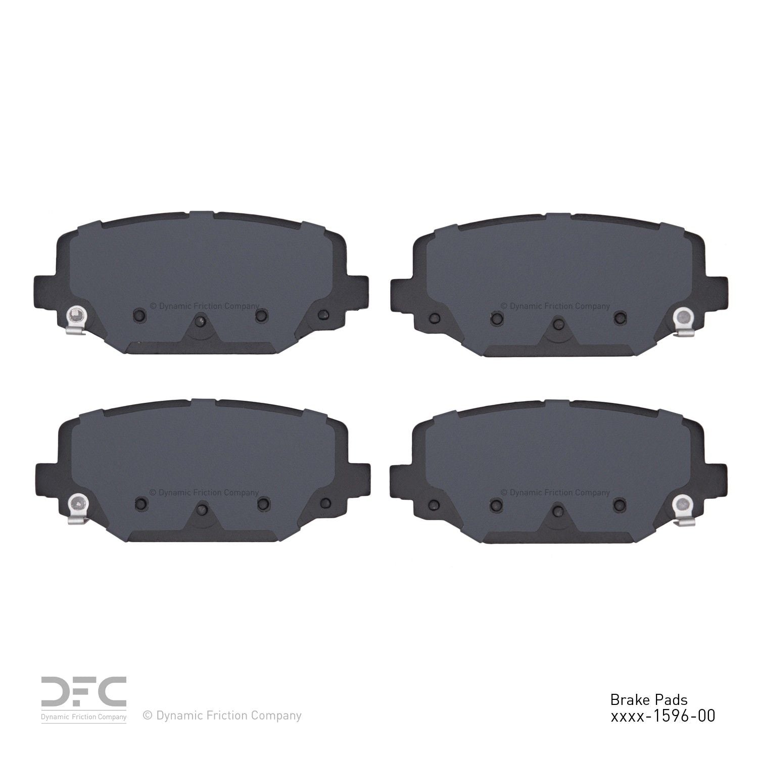 dynamic friction company disc brake pad set  frsport 1310-1596-00