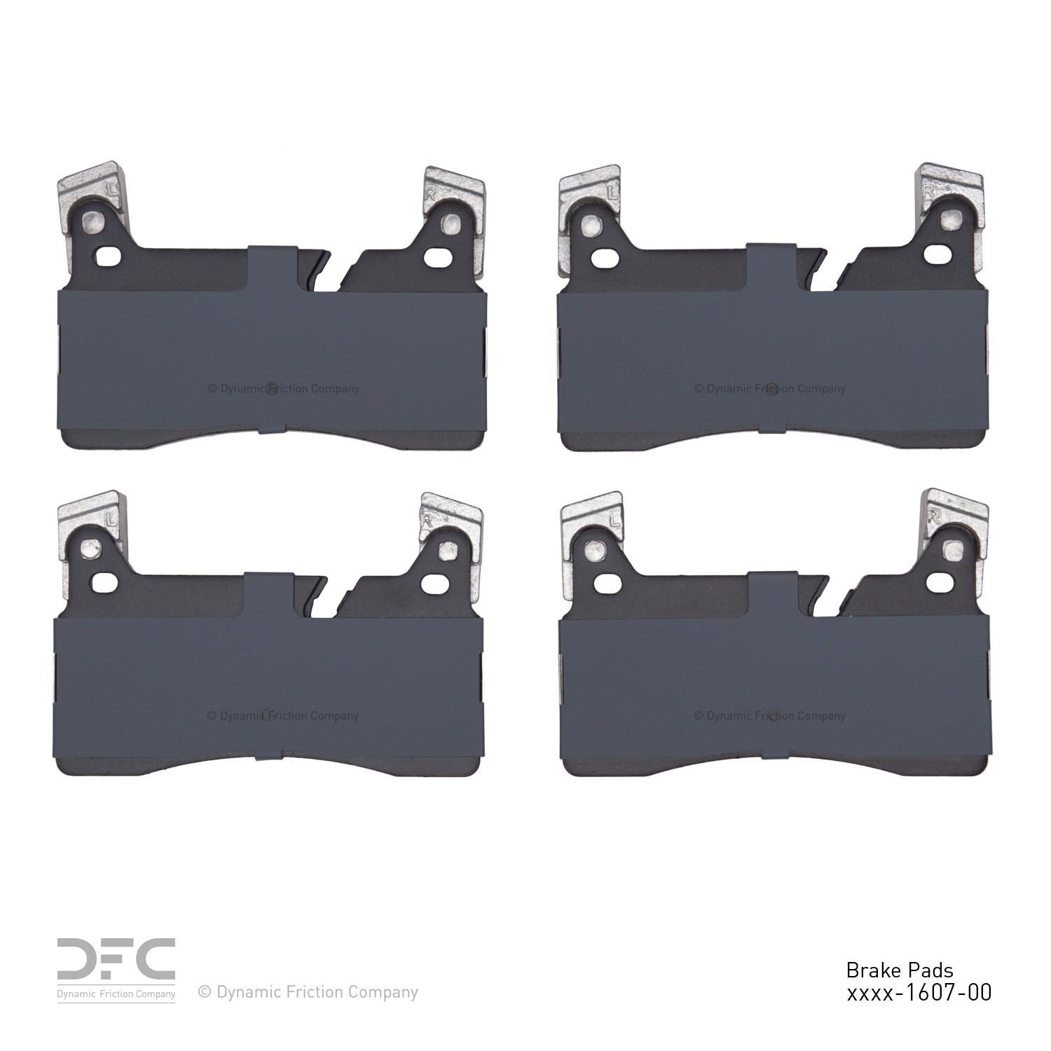 dynamic friction company disc brake pad set  frsport 1310-1607-00