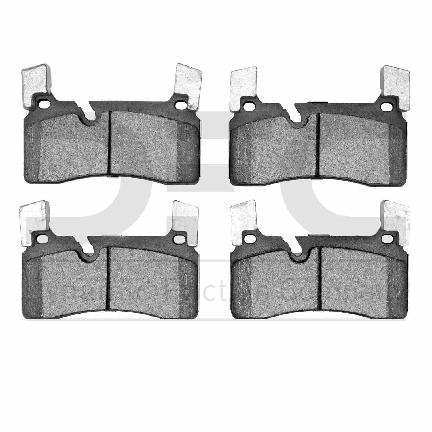 Dynamic Friction Company Disc Brake Pad Set  top view frsport 1310-1607-00