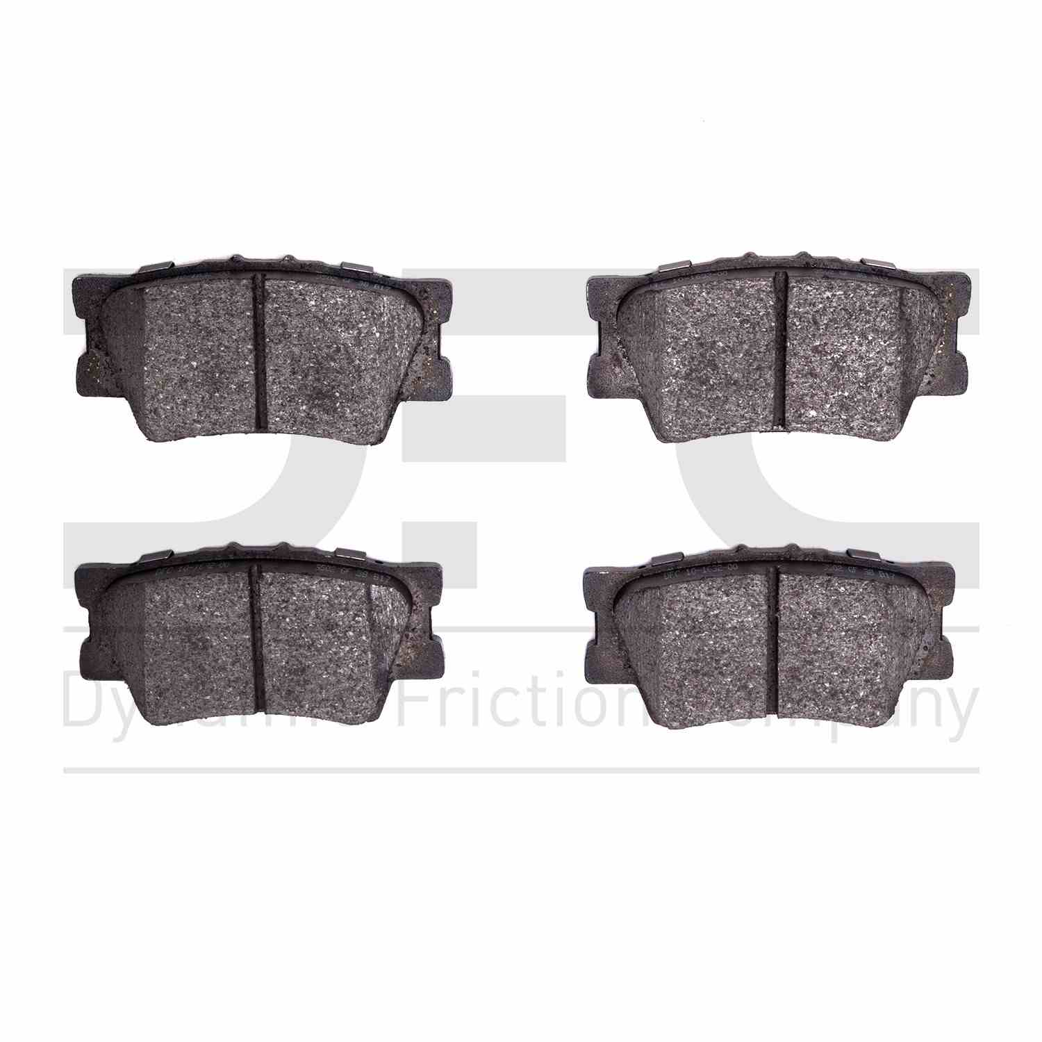 Dynamic Friction Company Disc Brake Pad Set  top view frsport 1310-1632-00