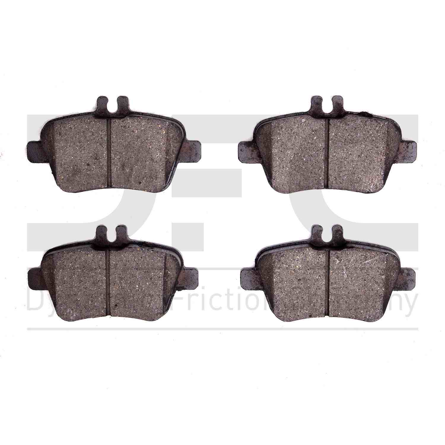 Dynamic Friction Company Disc Brake Pad Set  top view frsport 1310-1646-00