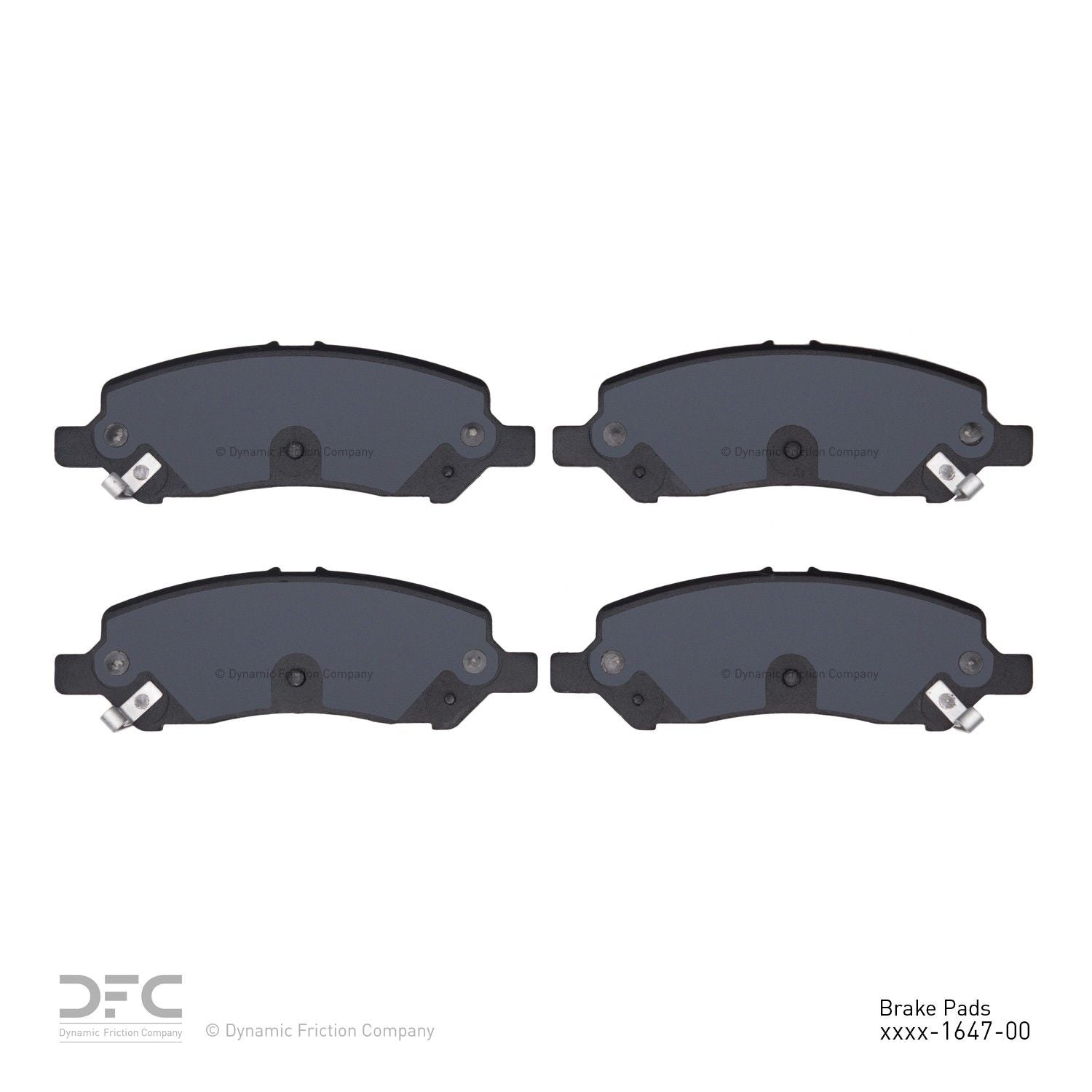 dynamic friction company disc brake pad set  frsport 1310-1647-00