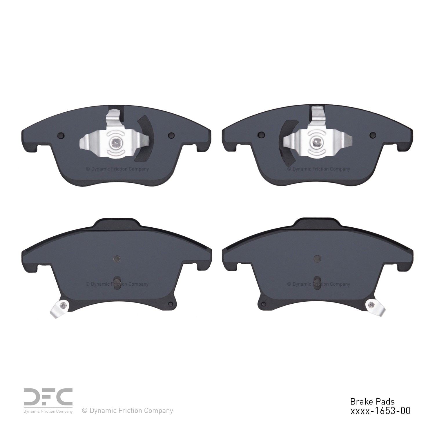 dynamic friction company disc brake pad set  frsport 1310-1653-00