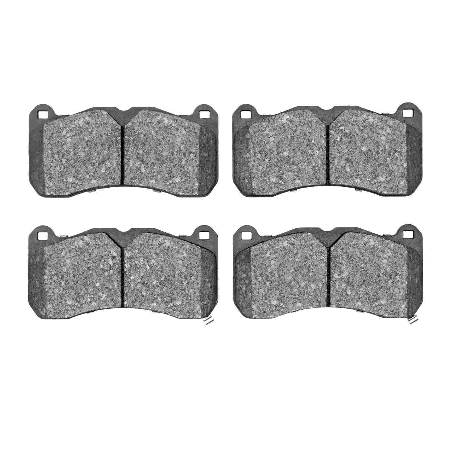 Dynamic Friction Company Disc Brake Pad Set  top view frsport 1310-1666-00