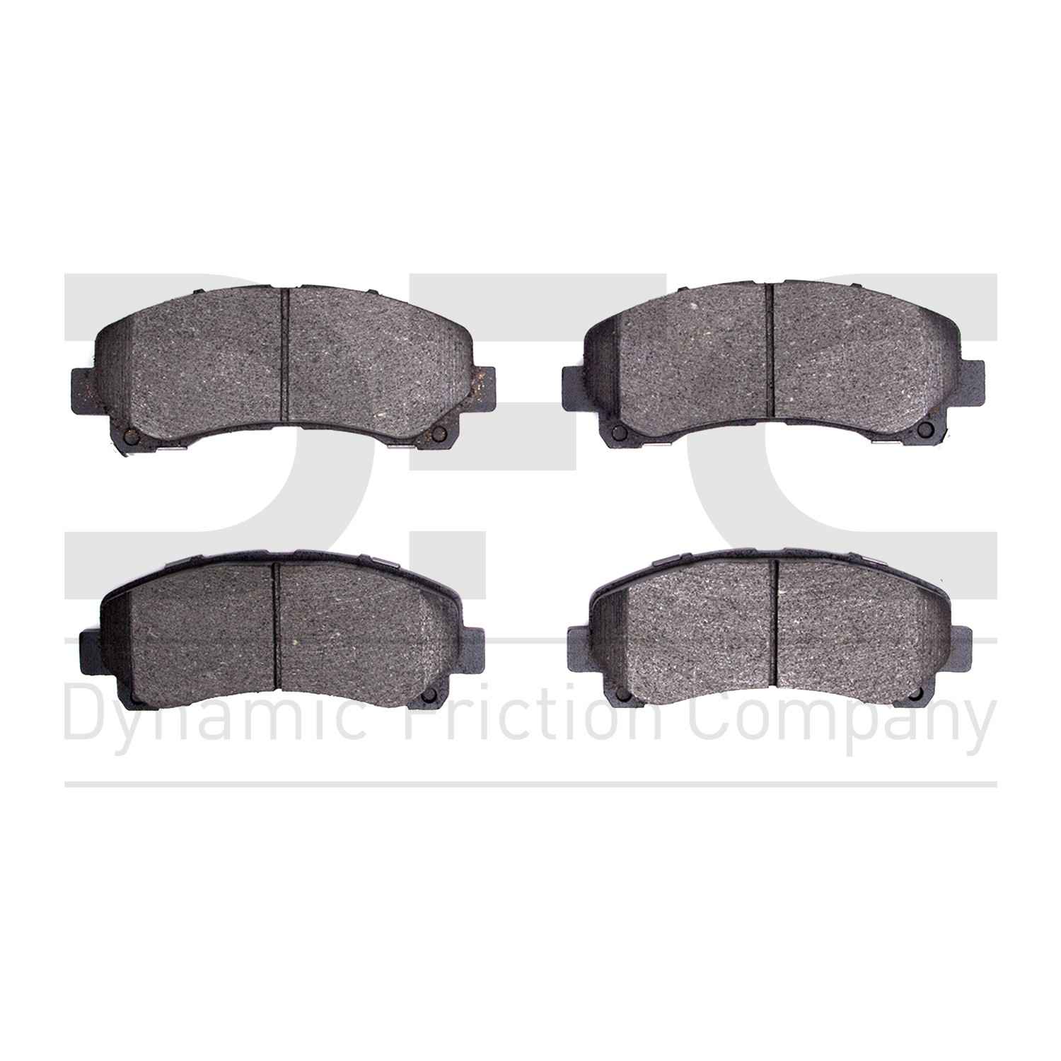 Dynamic Friction Company Disc Brake Pad Set  top view frsport 1310-1677-00