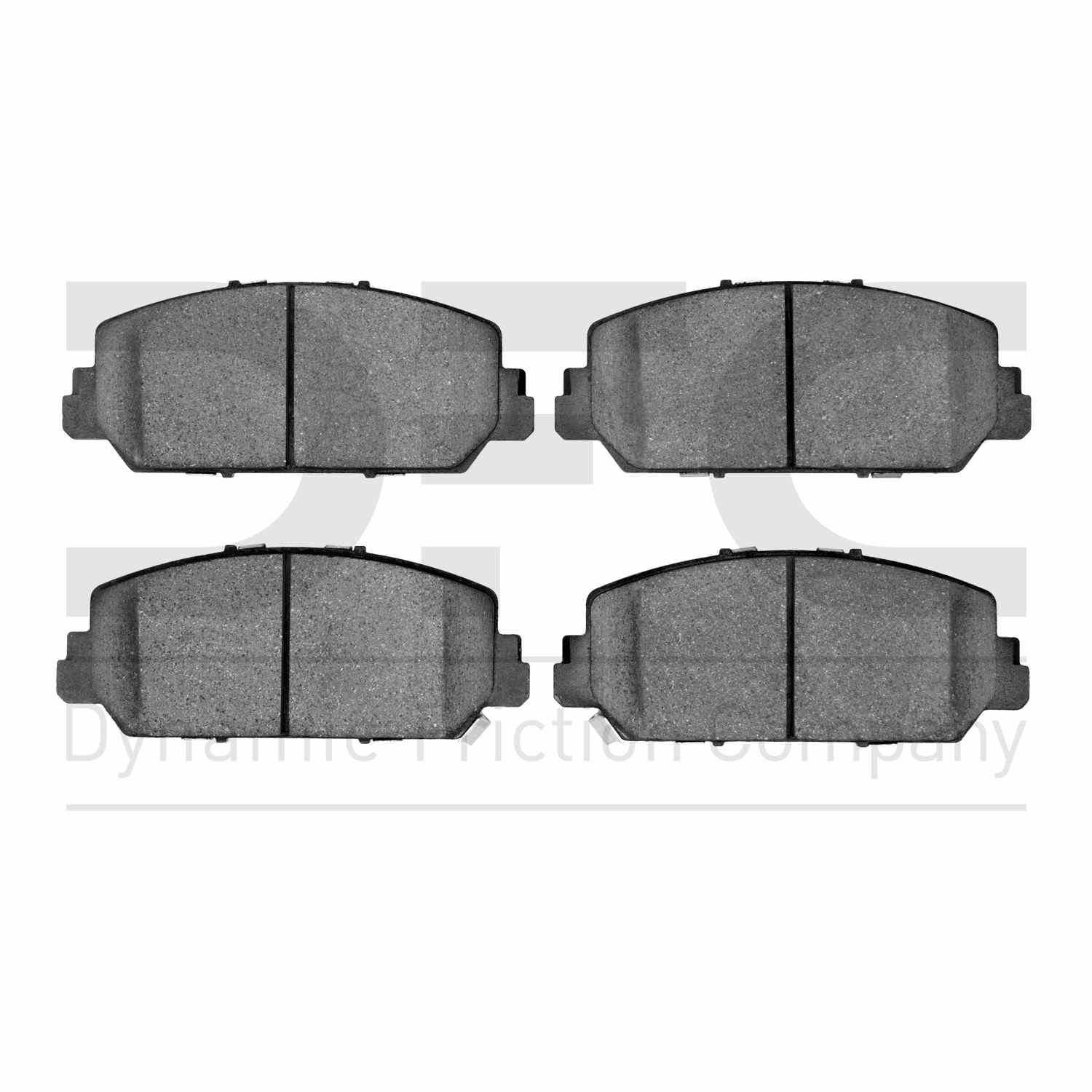 Dynamic Friction Company Disc Brake Pad Set  top view frsport 1310-1697-00