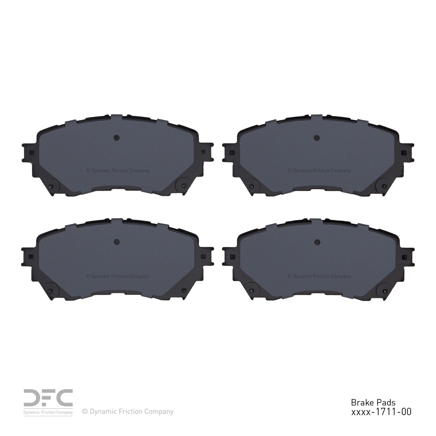 dynamic friction company disc brake pad set  frsport 1310-1711-00