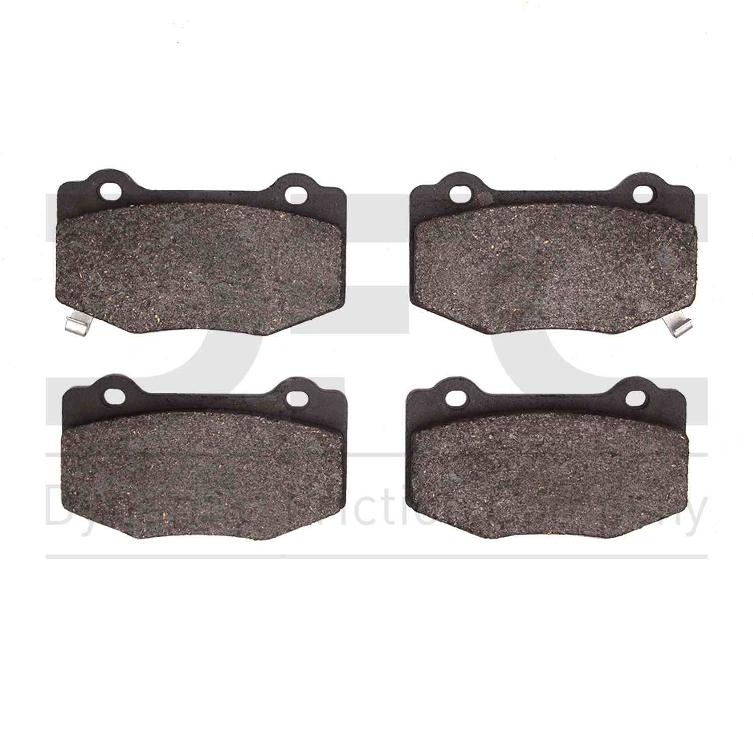 Dynamic Friction Company Disc Brake Pad Set  top view frsport 1310-1718-00