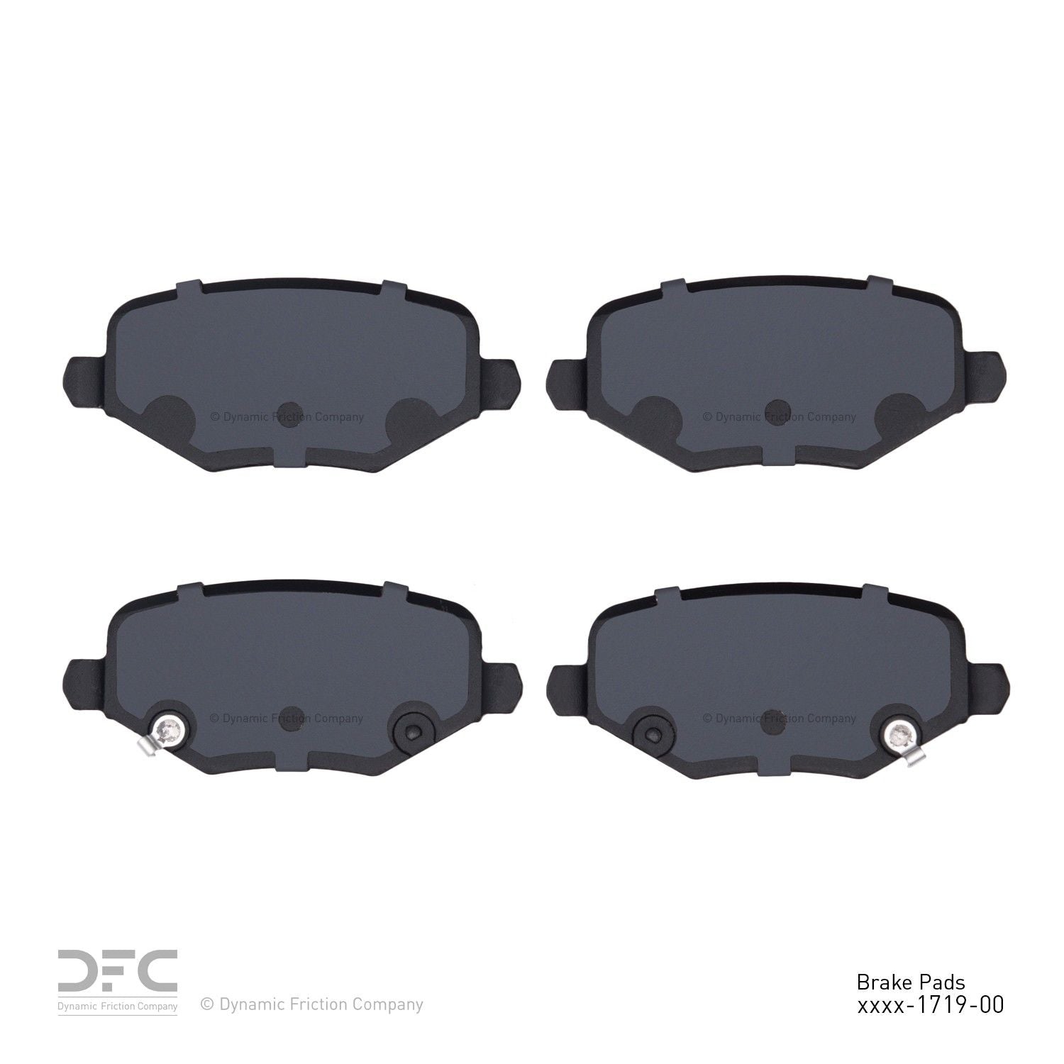 dynamic friction company disc brake pad set  frsport 1310-1719-00