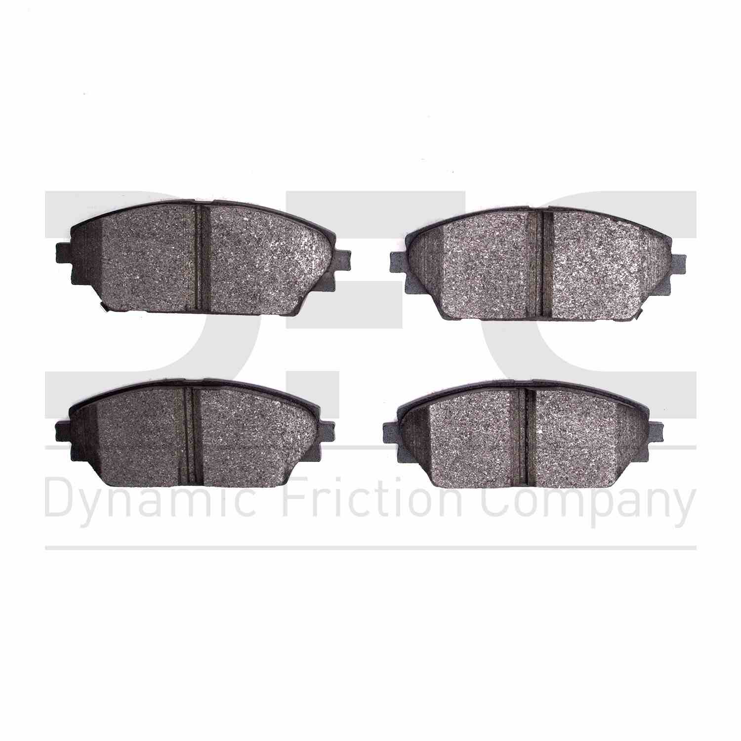 Dynamic Friction Company Disc Brake Pad Set  top view frsport 1310-1728-00