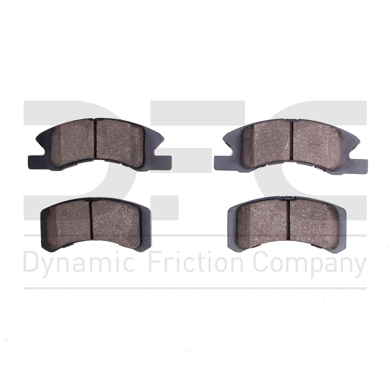 Dynamic Friction Company Disc Brake Pad Set  top view frsport 1310-1731-00