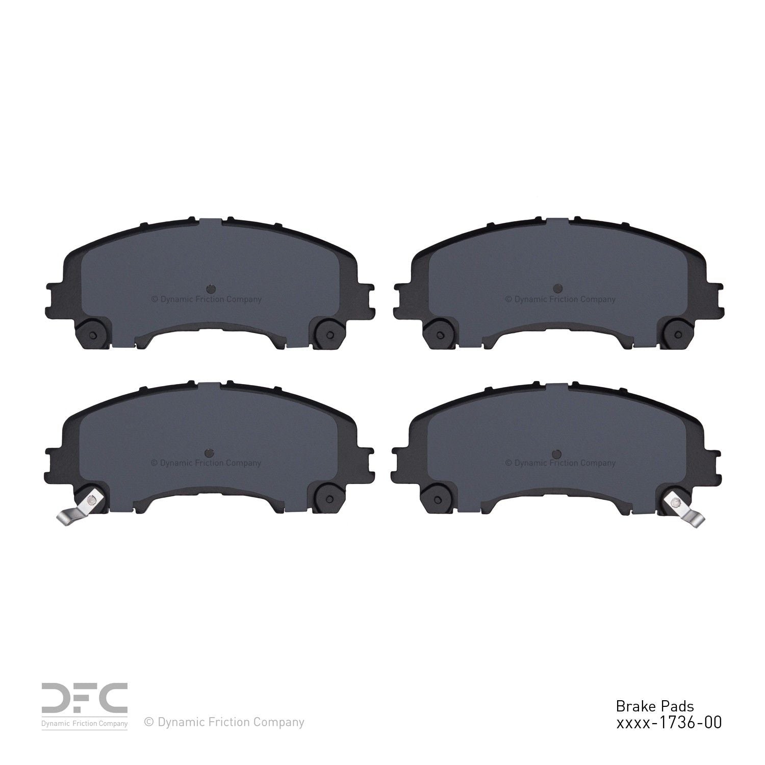 dynamic friction company disc brake pad set  frsport 1310-1736-00