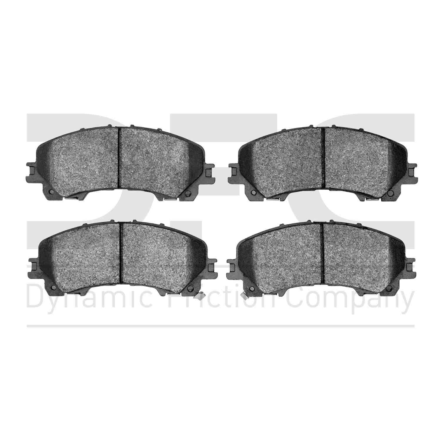 Dynamic Friction Company Disc Brake Pad Set  top view frsport 1310-1736-00