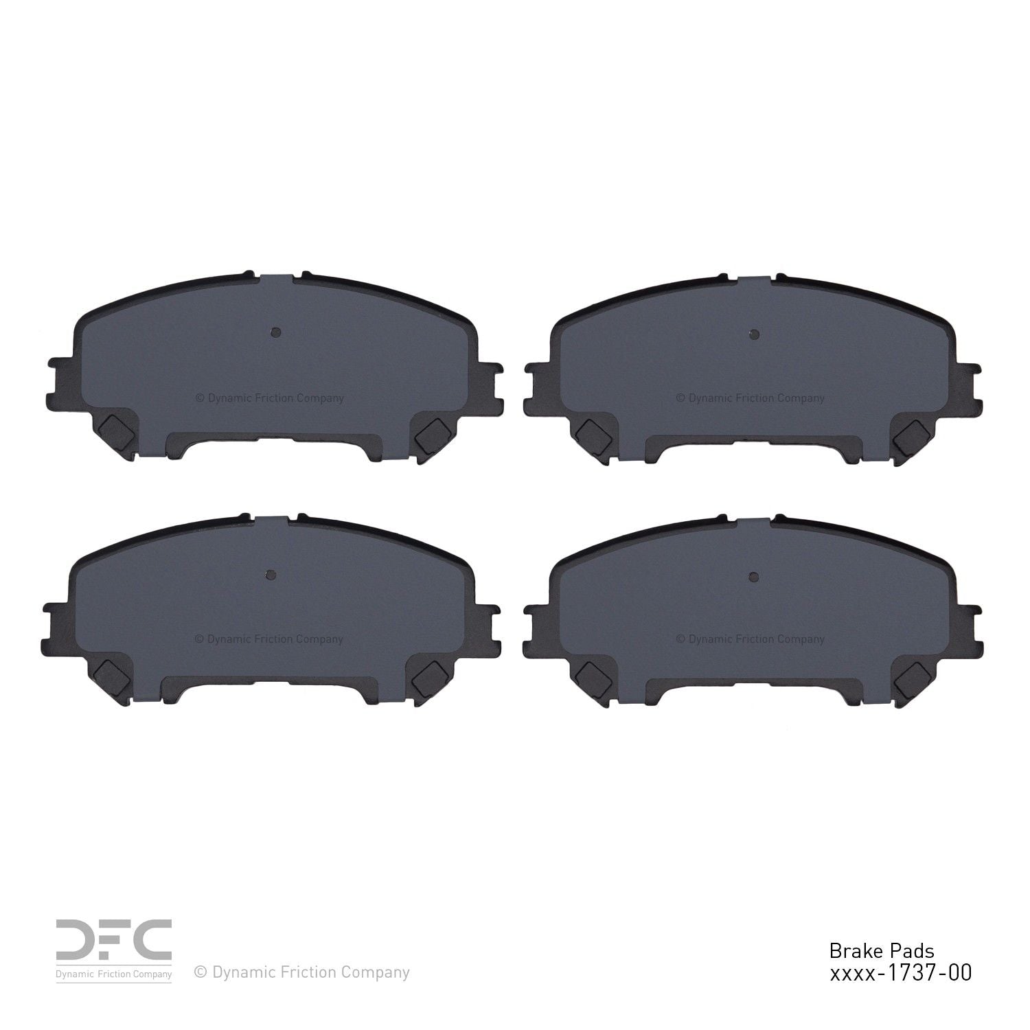 dynamic friction company disc brake pad set  frsport 1310-1737-00