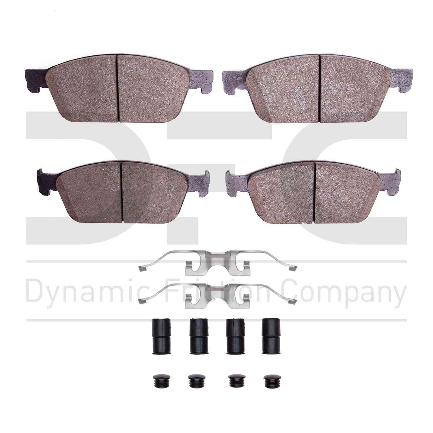 dynamic friction company disc brake pad set  frsport 1310-1771-01