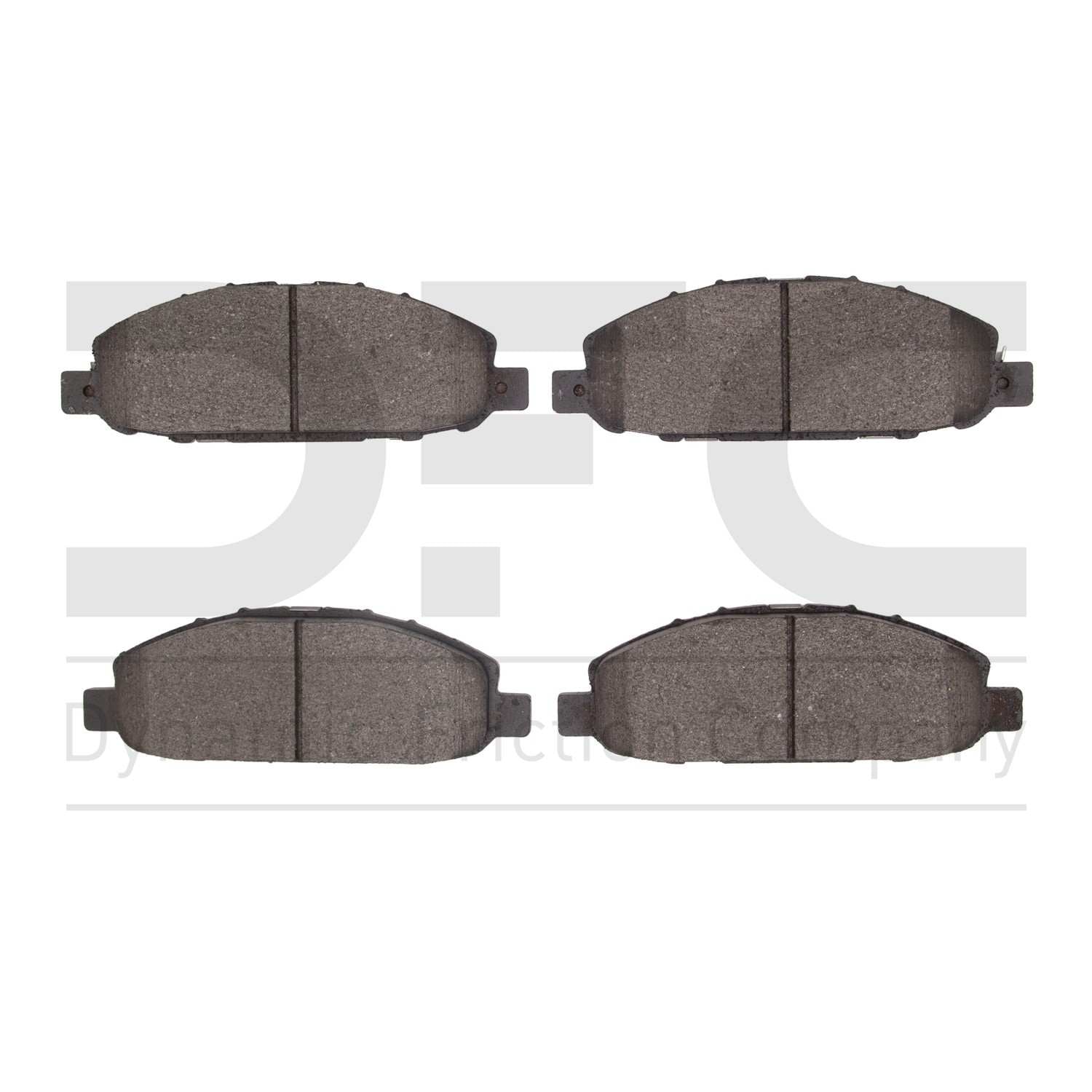 Dynamic Friction Company Disc Brake Pad Set  top view frsport 1310-1788-00