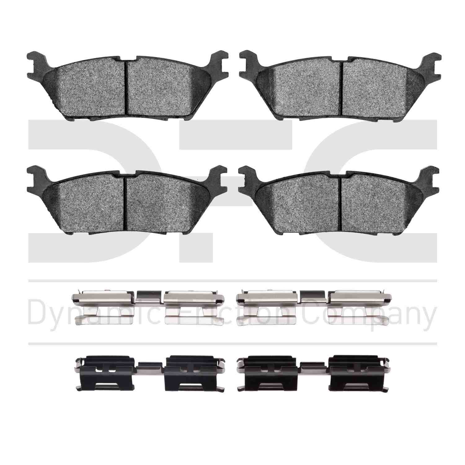 Dynamic Friction Company Disc Brake Pad Set  top view frsport 1310-1790-01