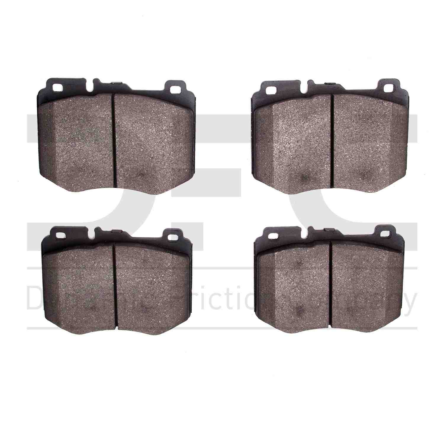 Dynamic Friction Company Disc Brake Pad Set  top view frsport 1310-1796-00