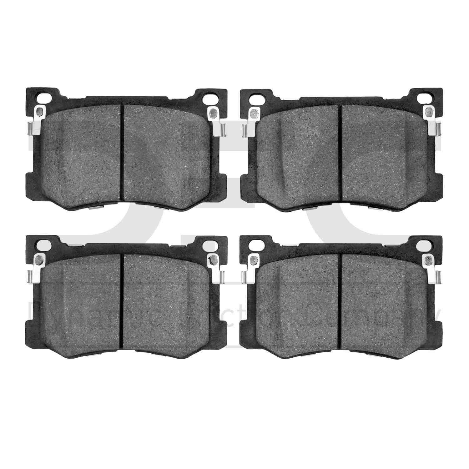 Dynamic Friction Company Disc Brake Pad Set  top view frsport 1310-1799-00