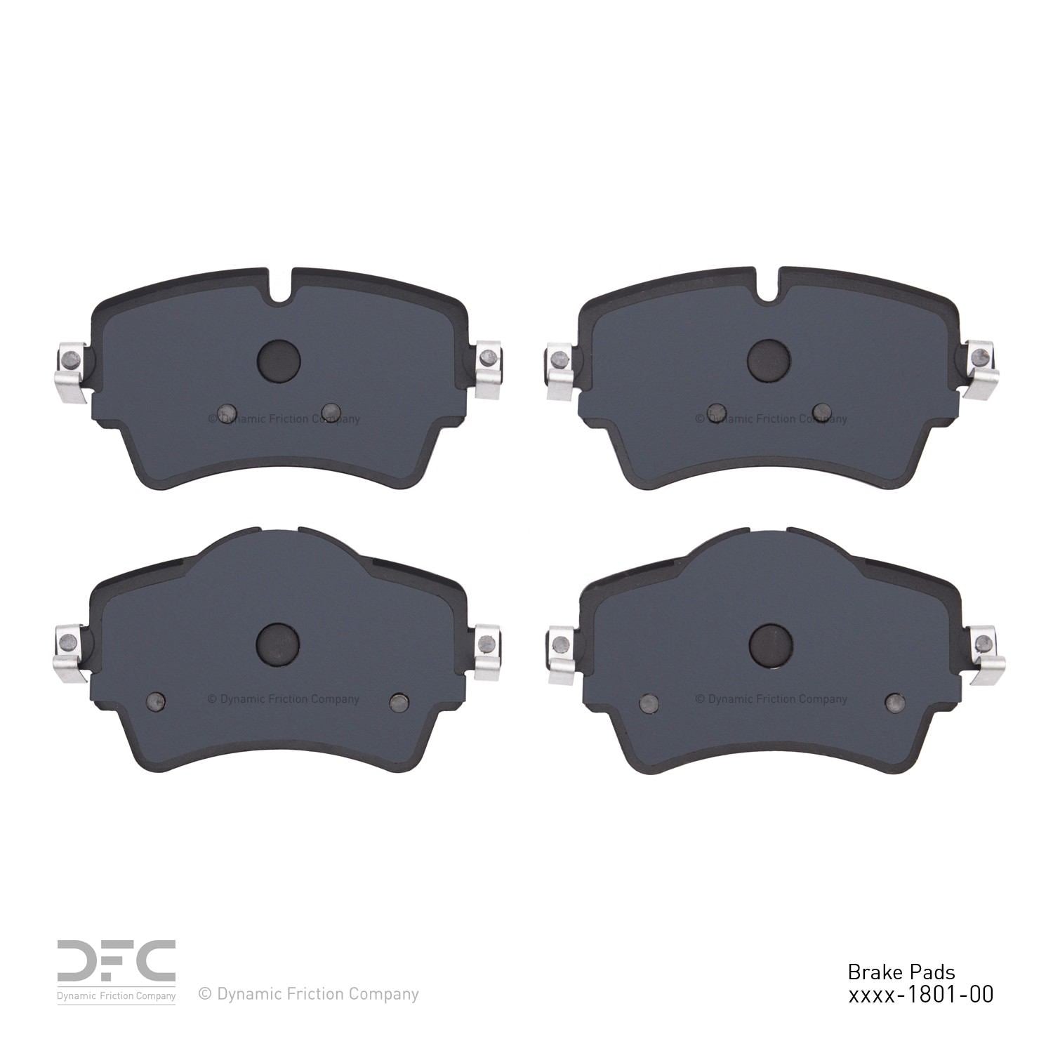 dynamic friction company disc brake pad set  frsport 1310-1801-00