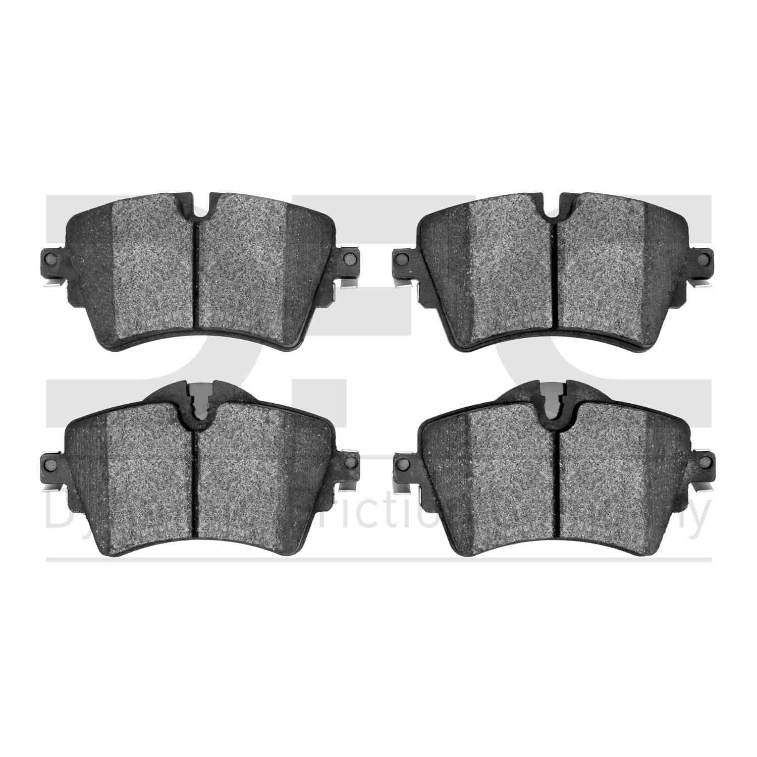 Dynamic Friction Company Disc Brake Pad Set  top view frsport 1310-1801-00