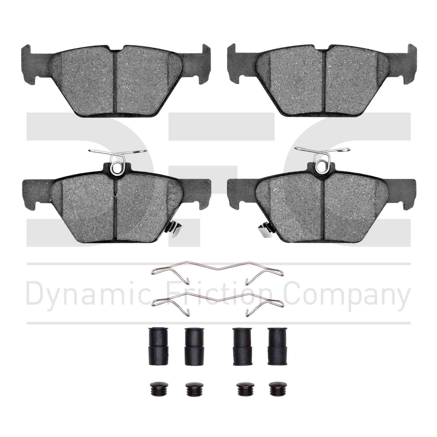 Dynamic Friction Company Disc Brake Pad Set  top view frsport 1310-1808-01