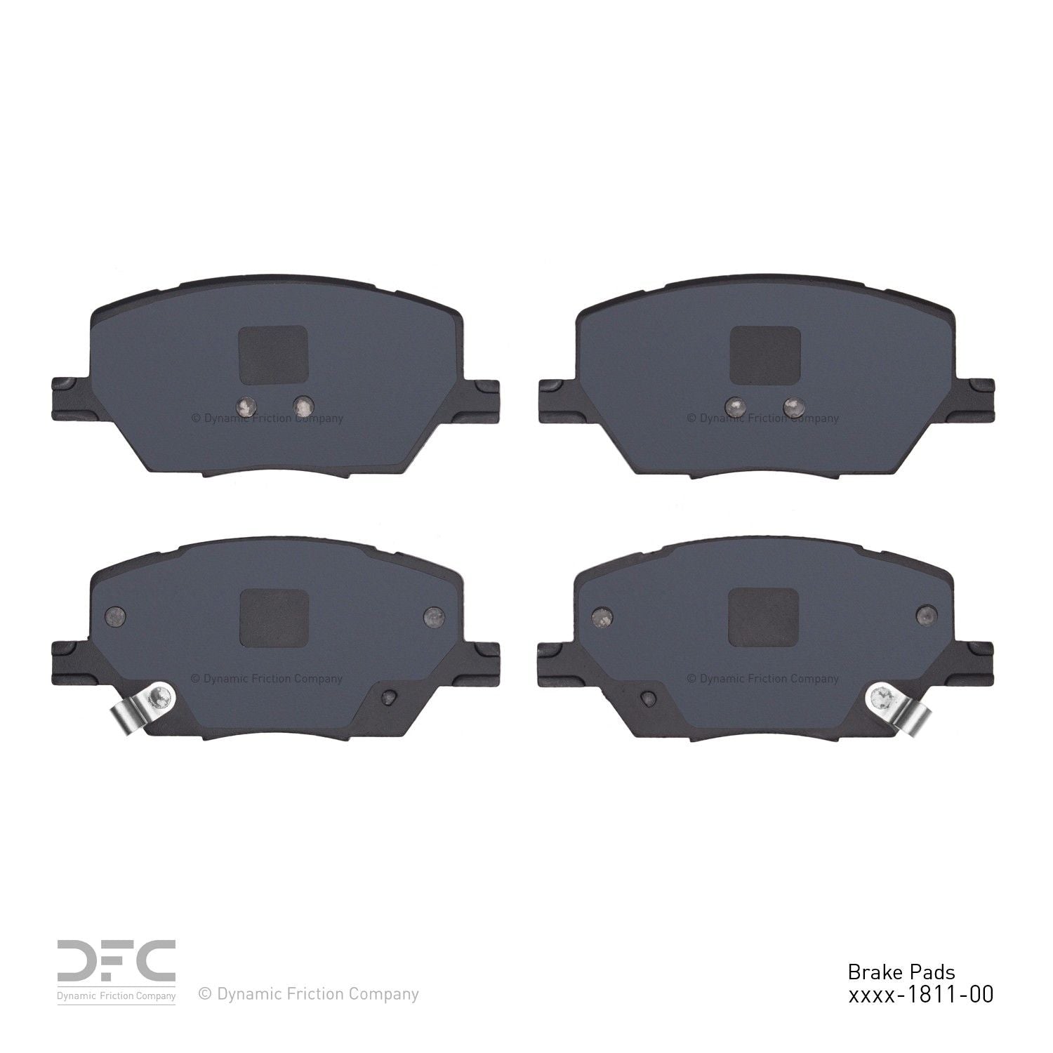 dynamic friction company disc brake pad set  frsport 1310-1811-00