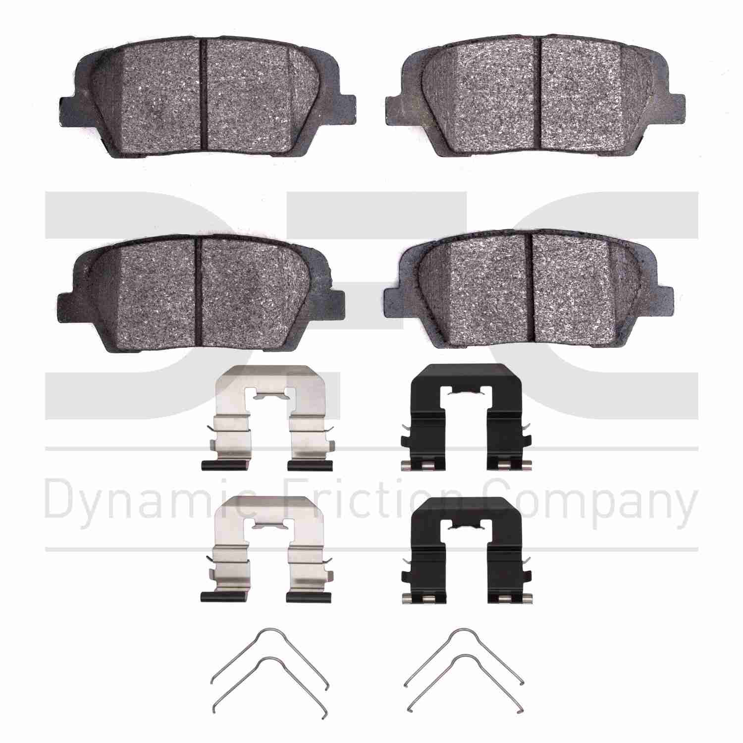 Dynamic Friction Company Disc Brake Pad Set  top view frsport 1310-1816-03