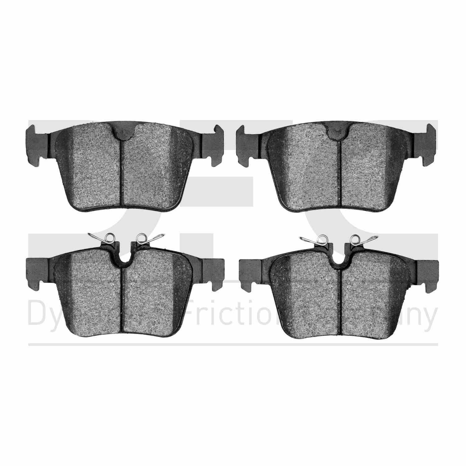 Dynamic Friction Company Disc Brake Pad Set  top view frsport 1310-1821-00