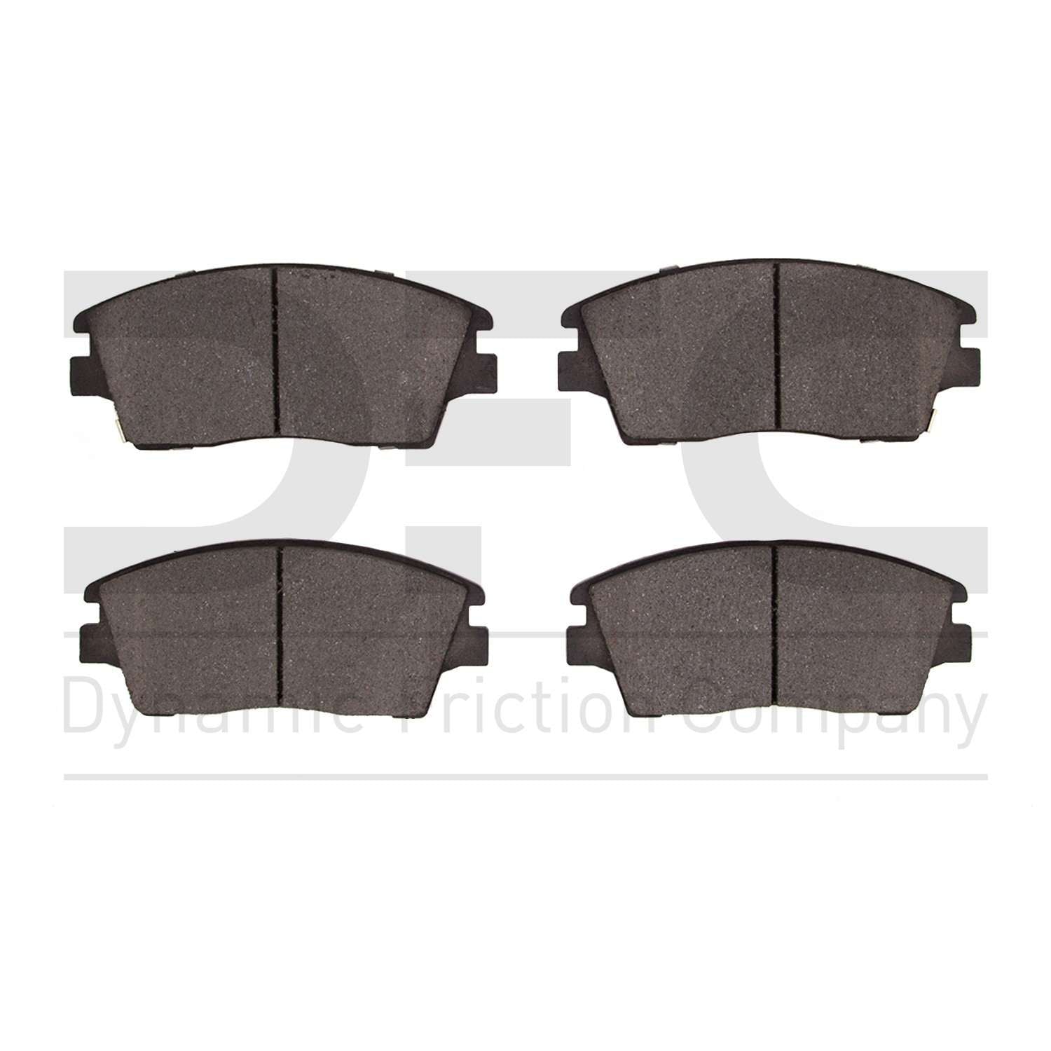 Dynamic Friction Company Disc Brake Pad Set  top view frsport 1310-1847-00