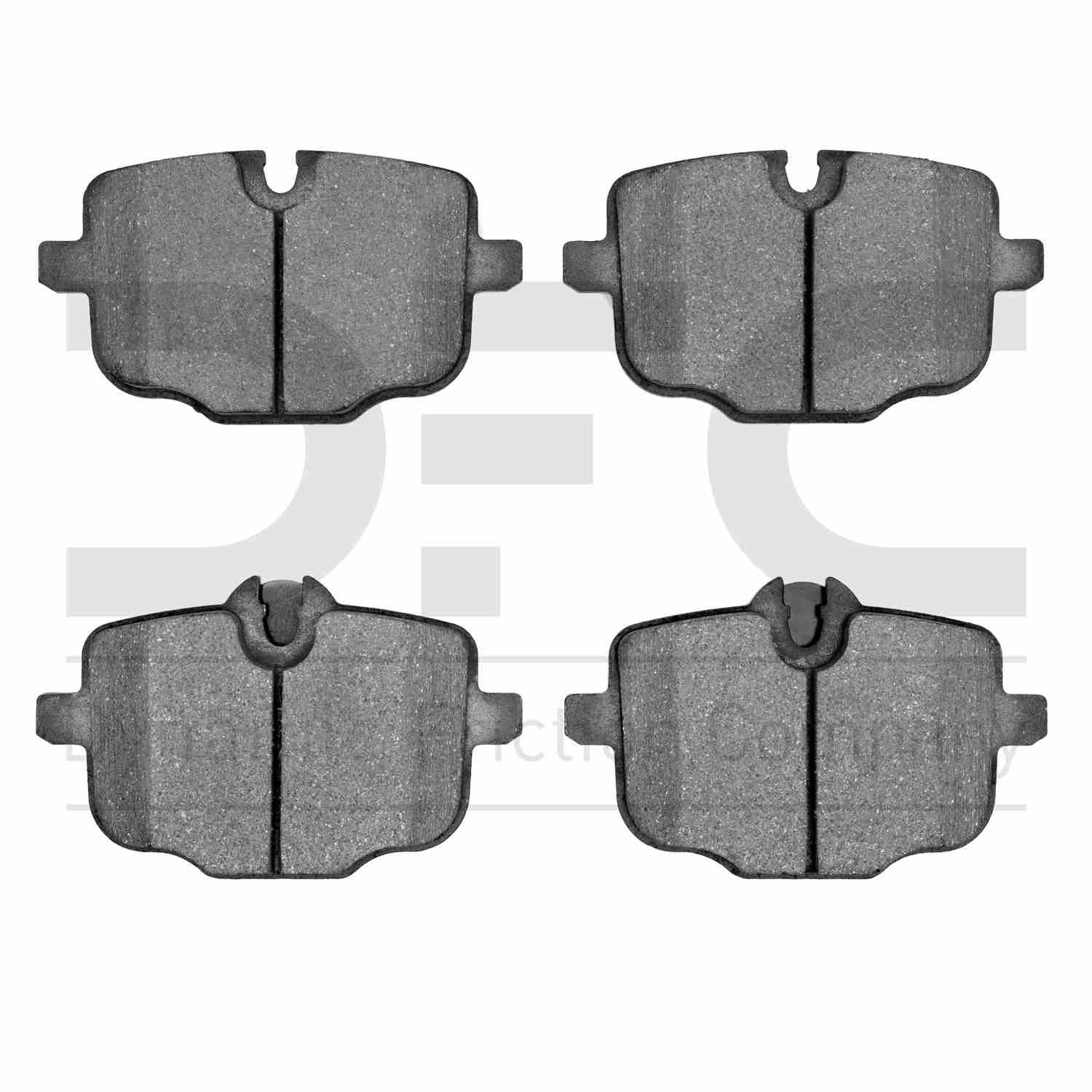 Dynamic Friction Company Disc Brake Pad Set  top view frsport 1310-1850-00